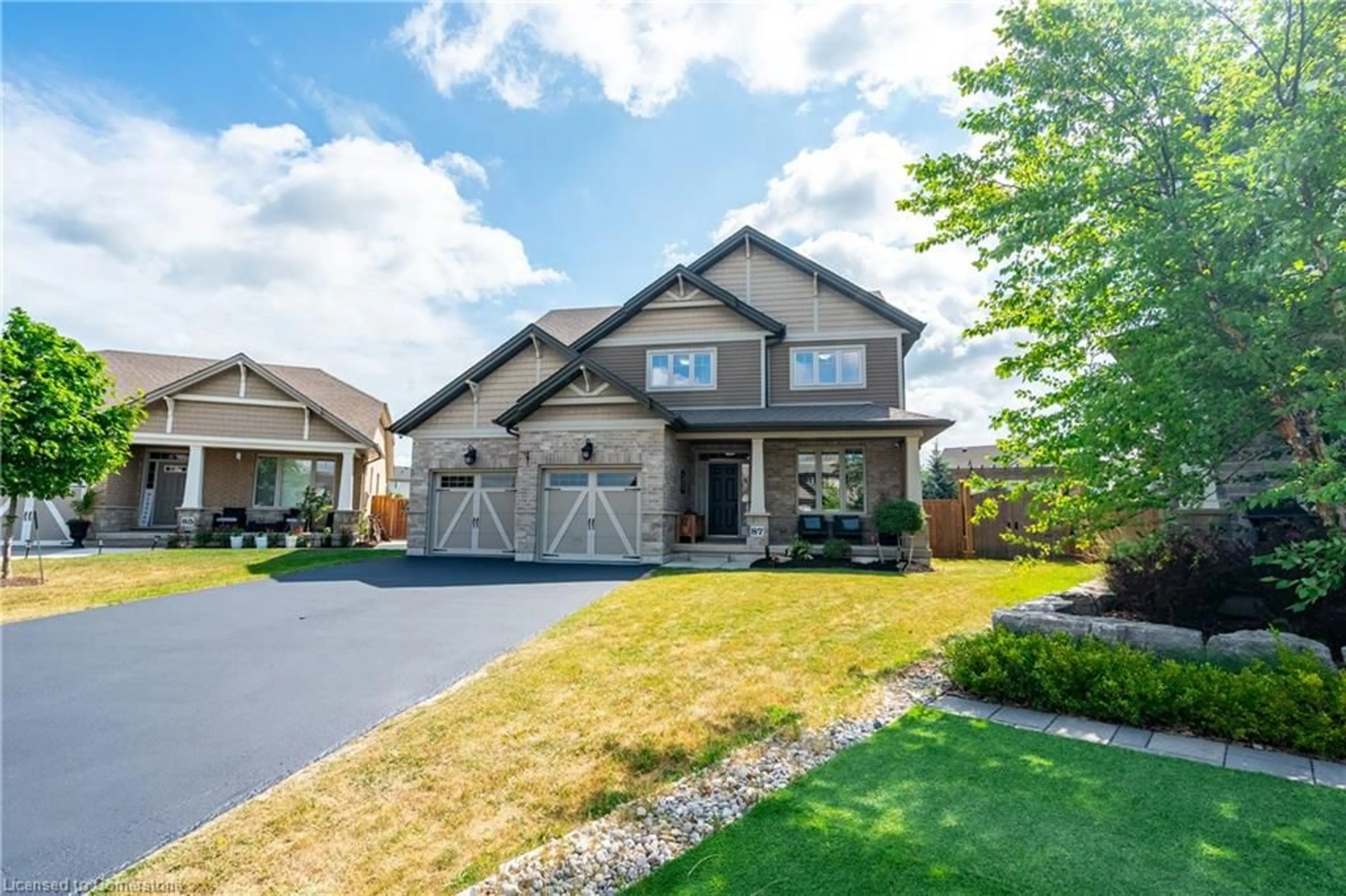 Home with brick exterior material, street for 87 Anastasia Blvd, Smithville Ontario L0R 2A0