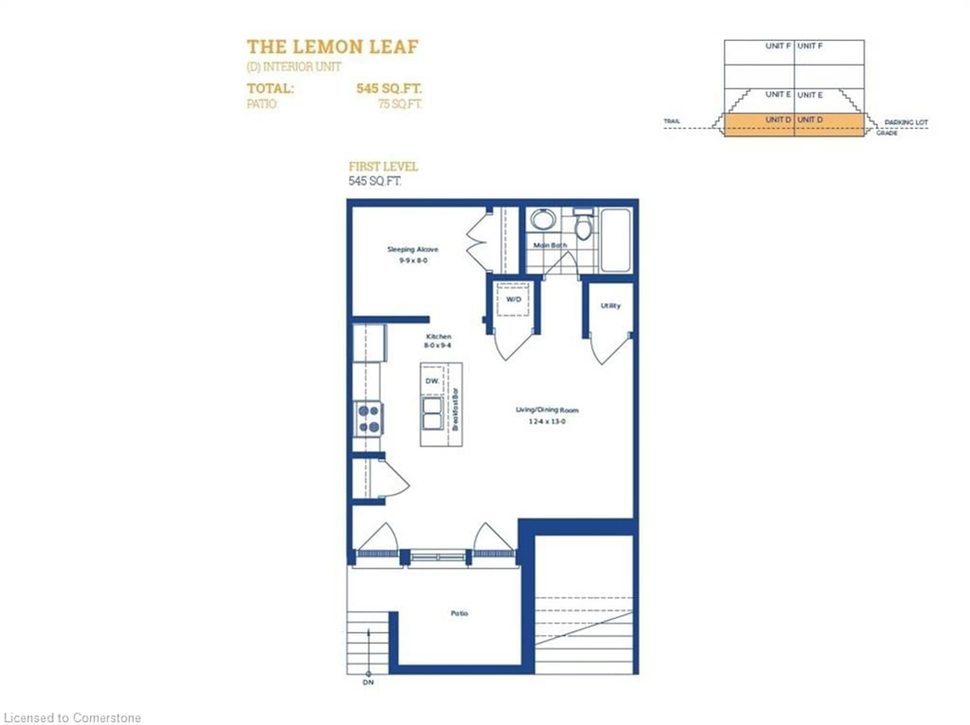 Floor plan for 31 Mill St #36, Kitchener Ontario N2G 2Y2