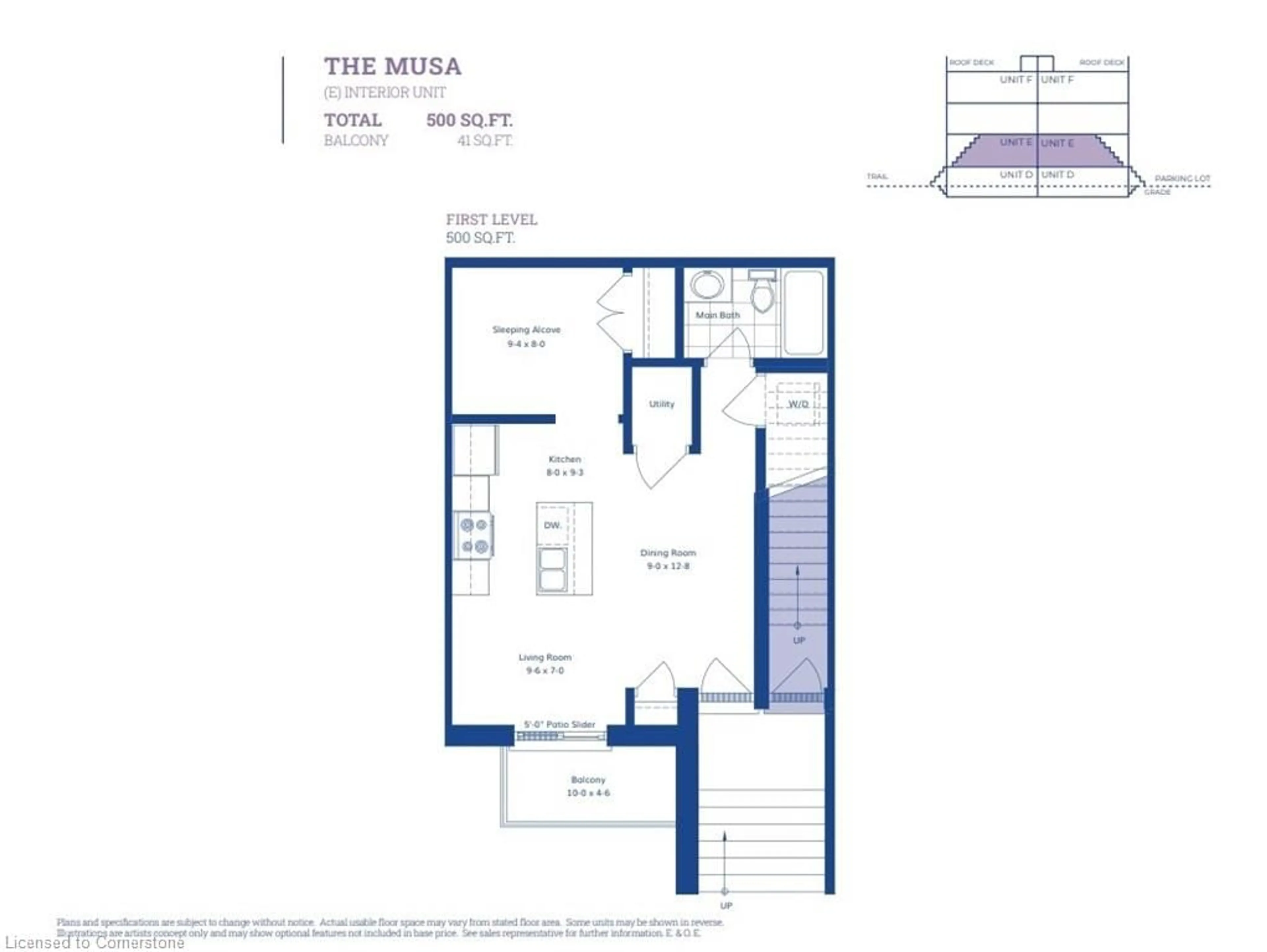Floor plan for 31 Mill St #88, Kitchener Ontario N2G 2Y2