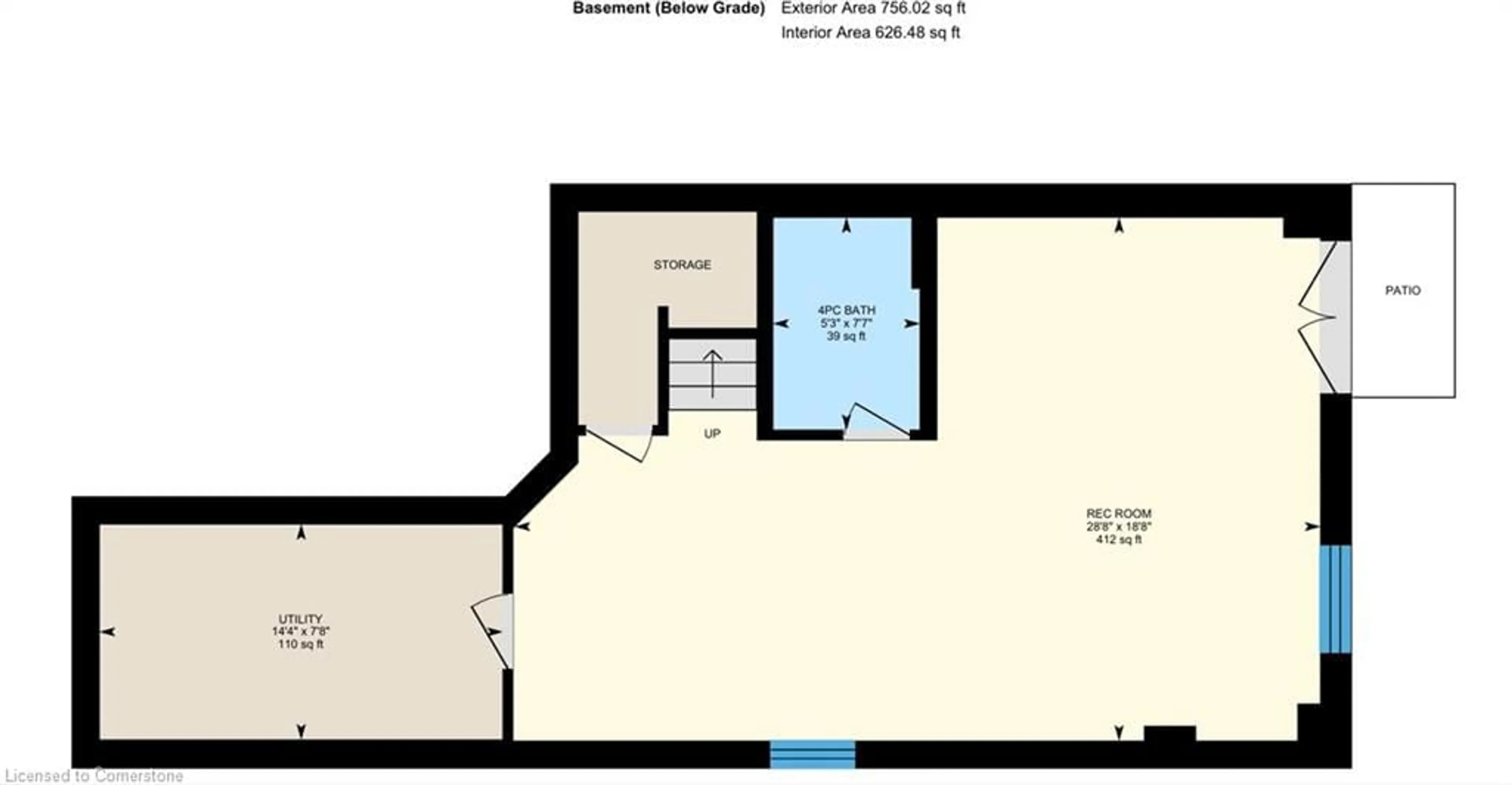 Floor plan for 448 Starwood Dr, Guelph Ontario N1E 0L6