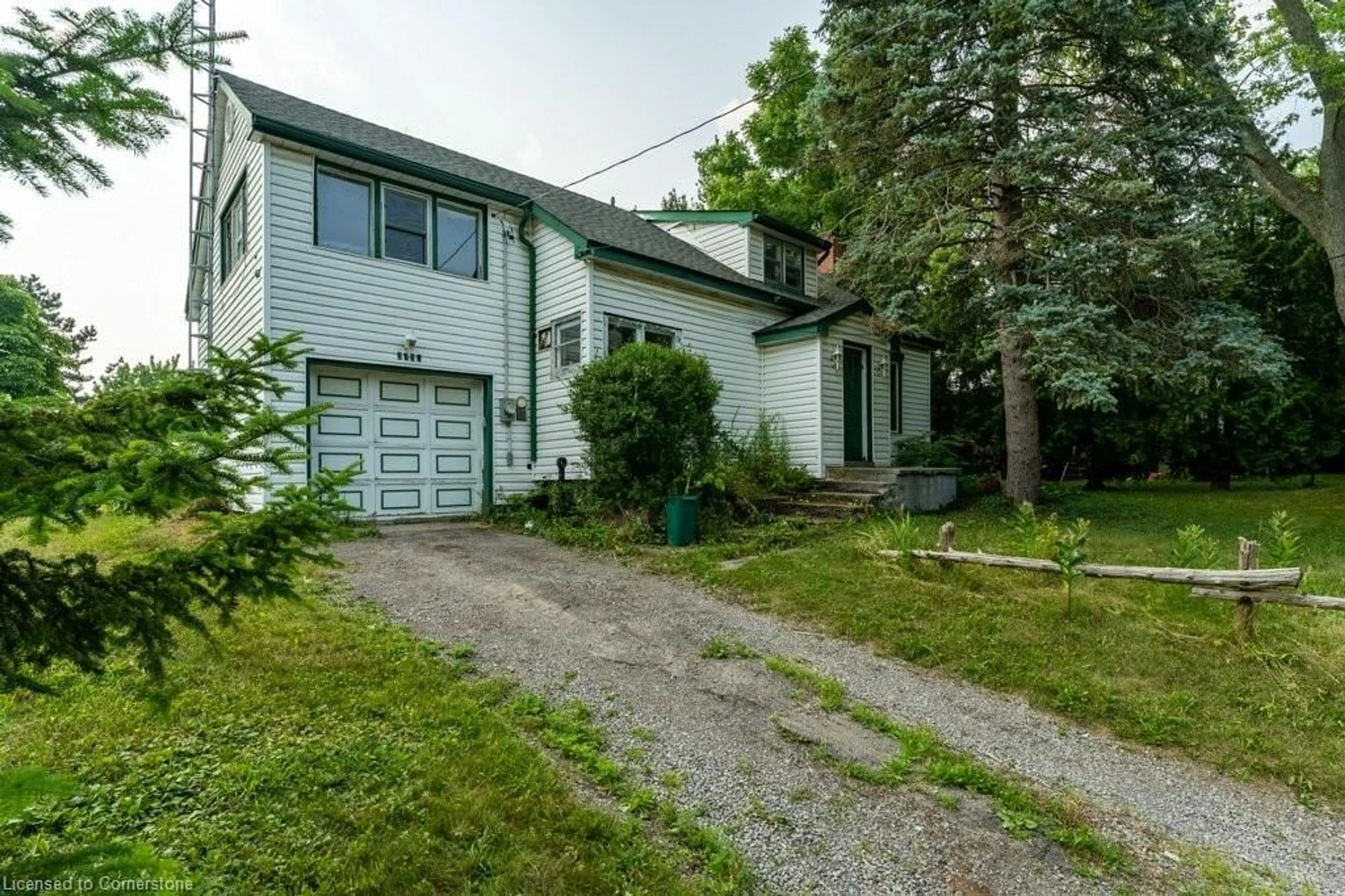 A pic from outside/outdoor area/front of a property/back of a property/a pic from drone, street for 2490 St Anns Rd, St. Anns Ontario L0R 1Y0
