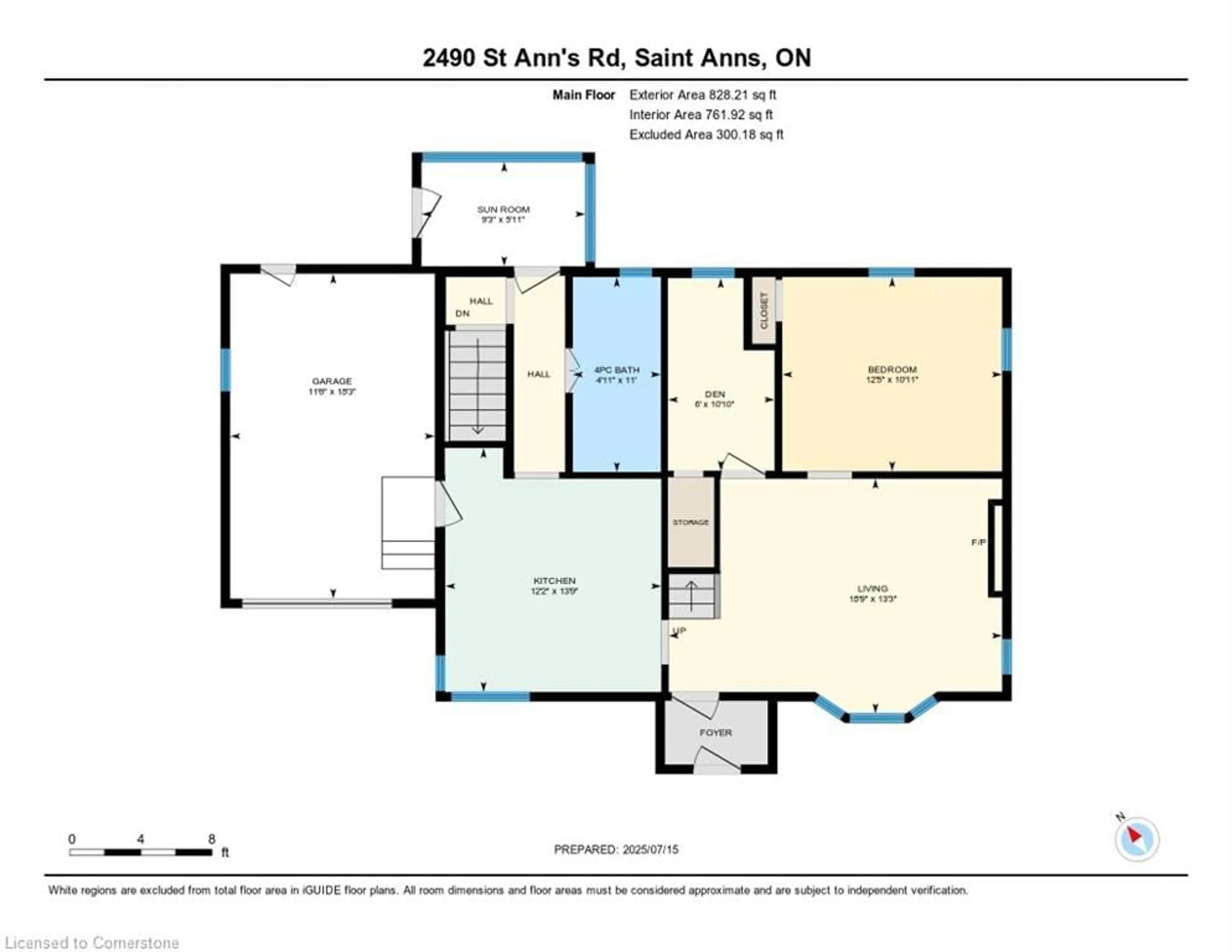 Floor plan for 2490 St Anns Rd, St. Anns Ontario L0R 1Y0