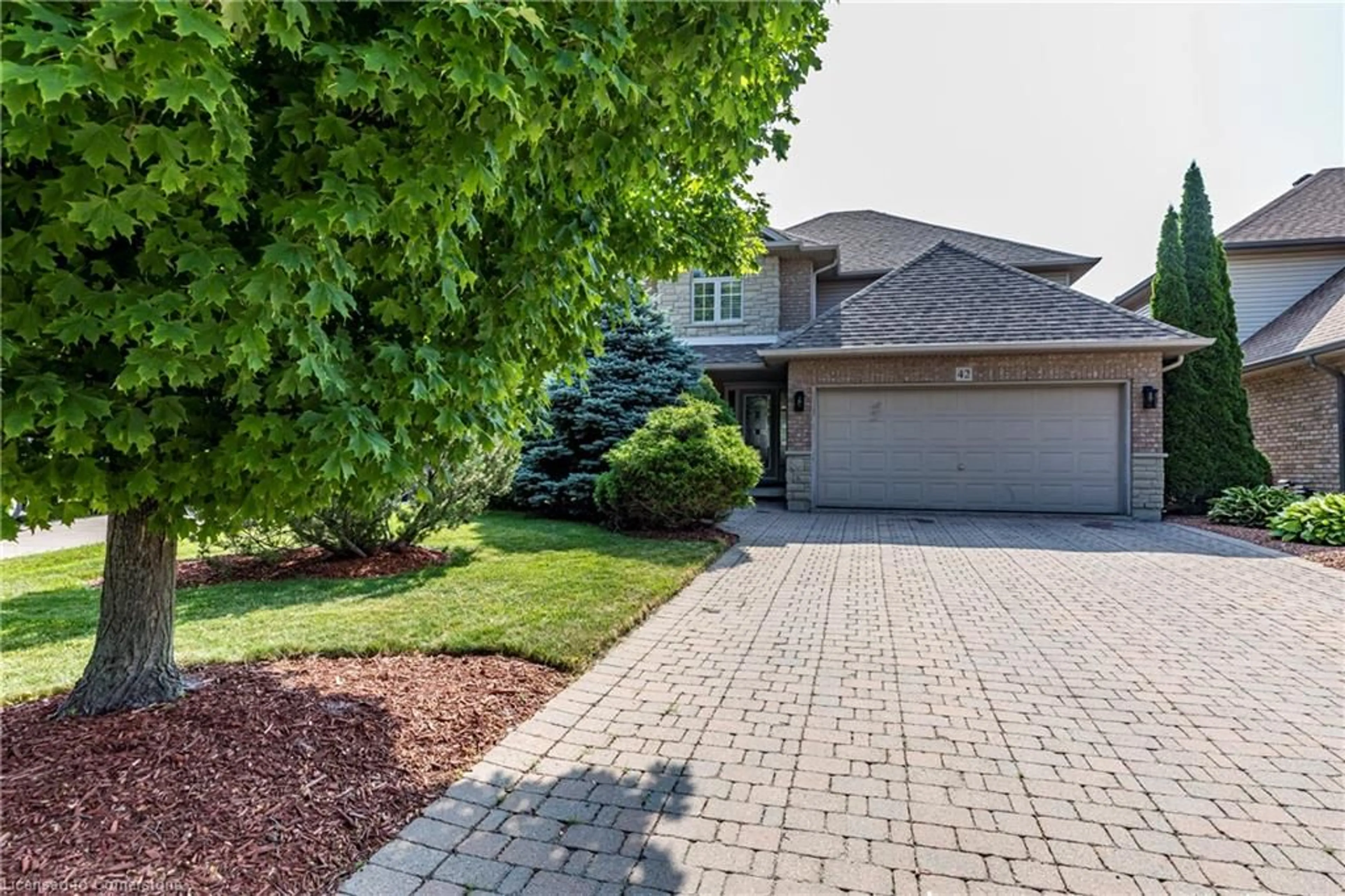 Home with brick exterior material, street for 42 Archer Way, Mount Hope Ontario L0R 1W0
