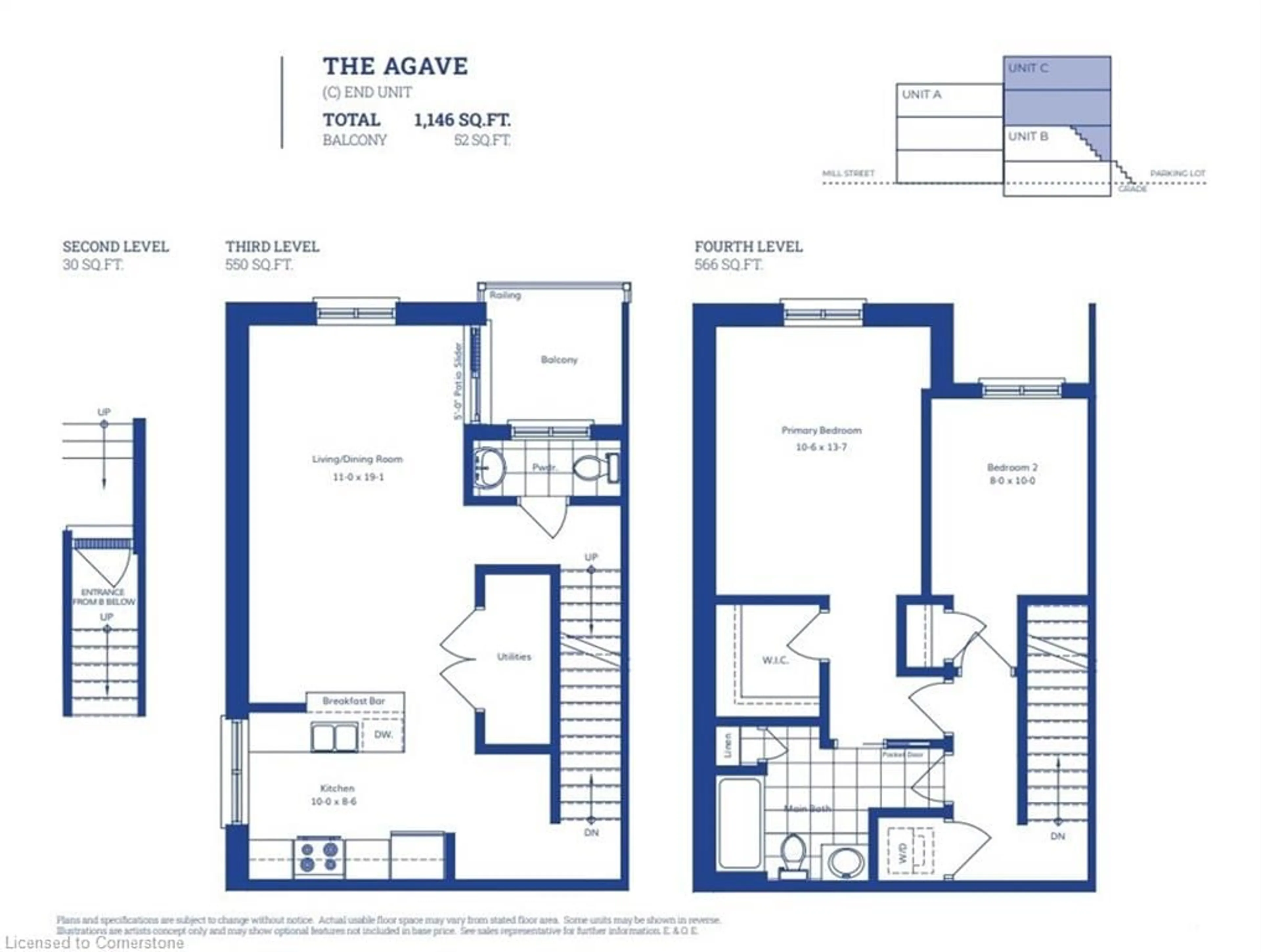 Floor plan for 31 Mill St #14, Kitchener Ontario N2G 2Y2