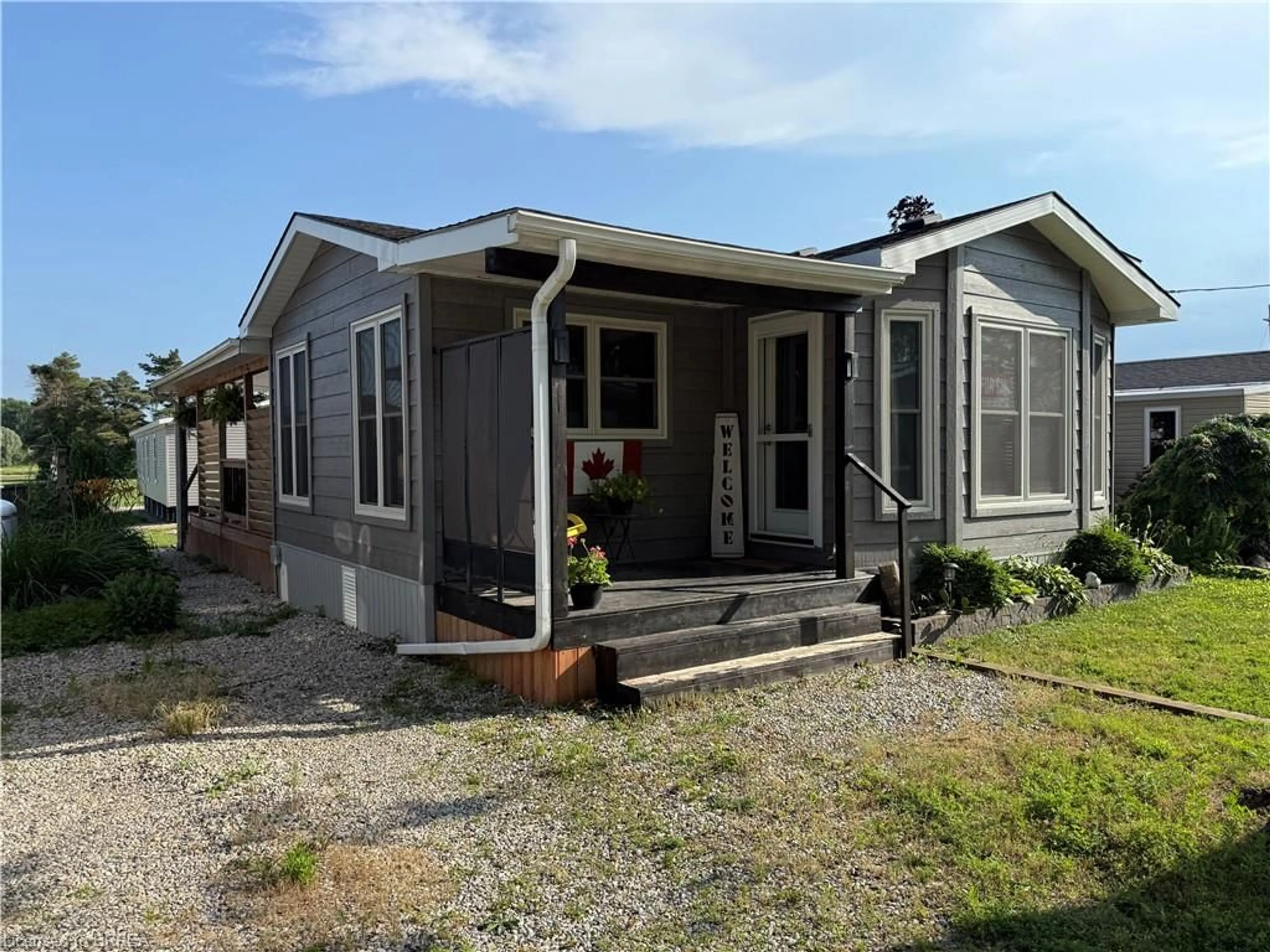 Home with vinyl exterior material, street for 296 West Quarter Townline Rd #3, Harley Ontario N0E 1E0