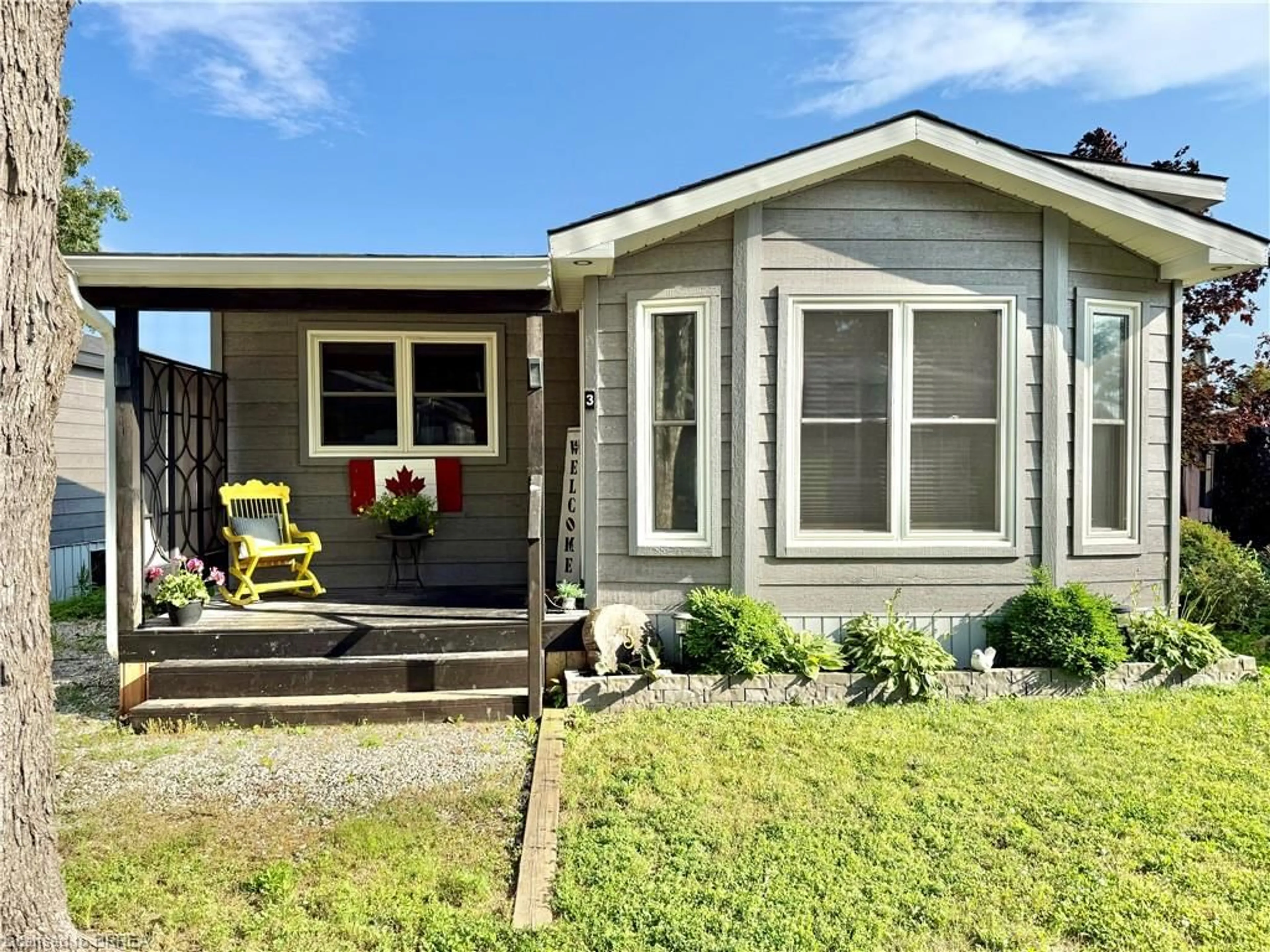 Home with vinyl exterior material, street for 296 West Quarter Townline Rd #3, Harley Ontario N0E 1E0