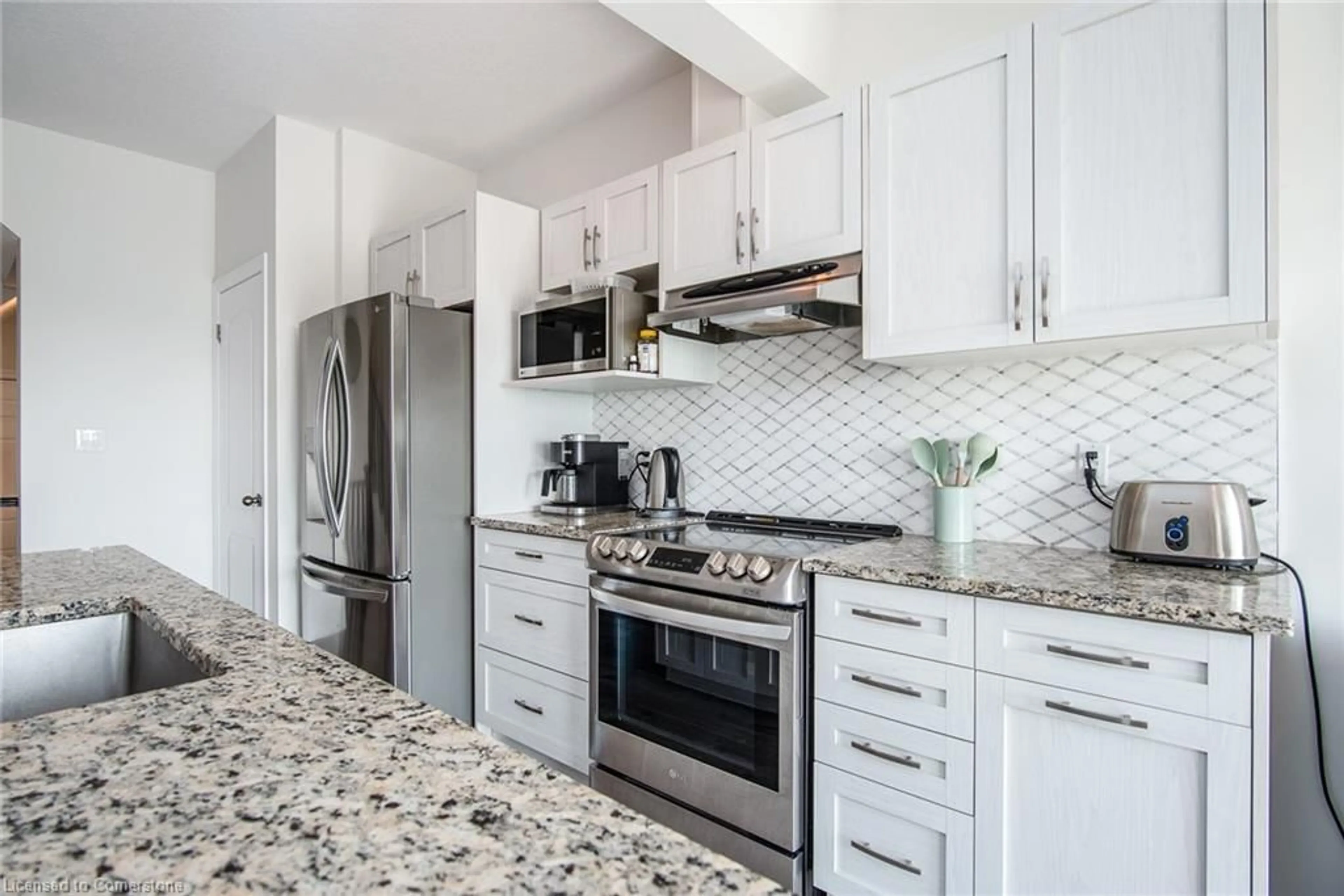 Contemporary kitchen, ceramic/tile floor for 106 Maple St, Drayton Ontario N0G 1P0