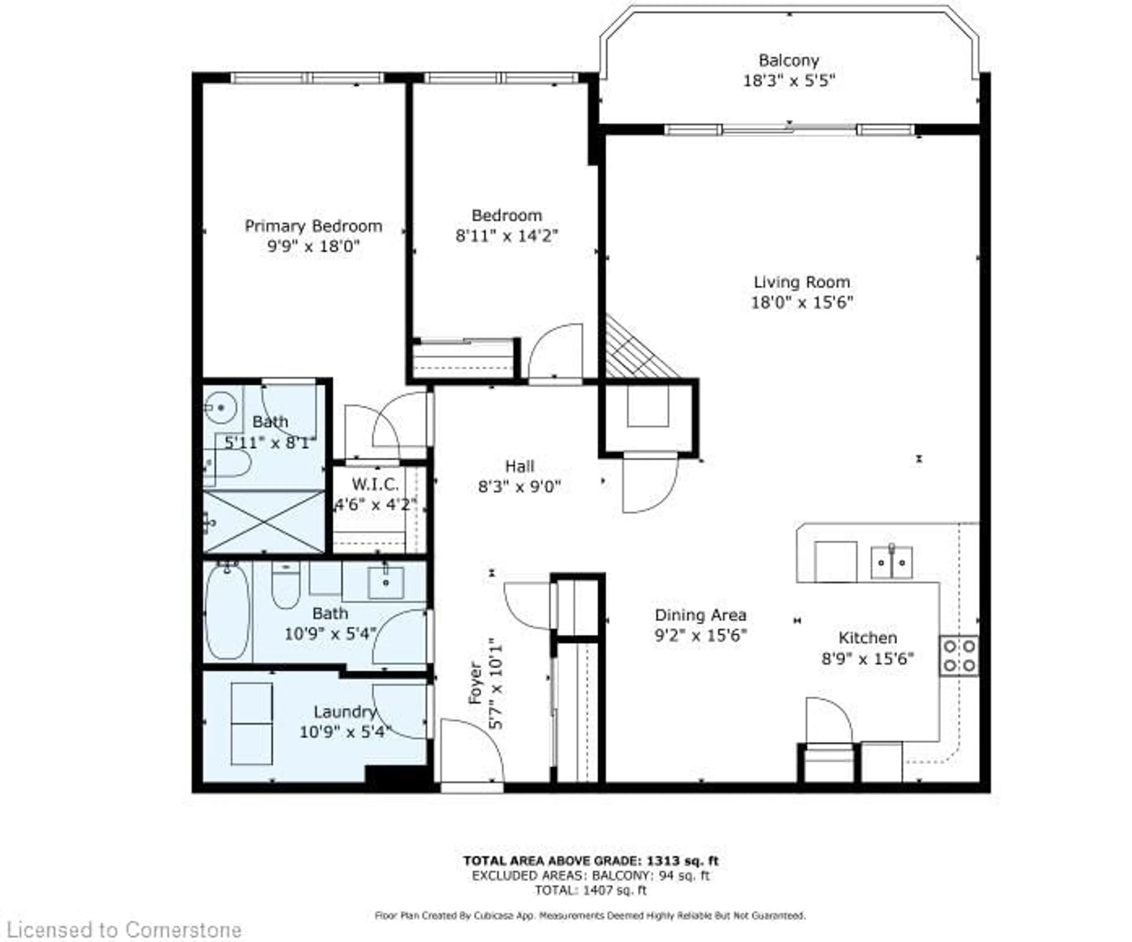 Floor plan for 1998 Ironstone Dr #410, Burlington Ontario L7L 7P7