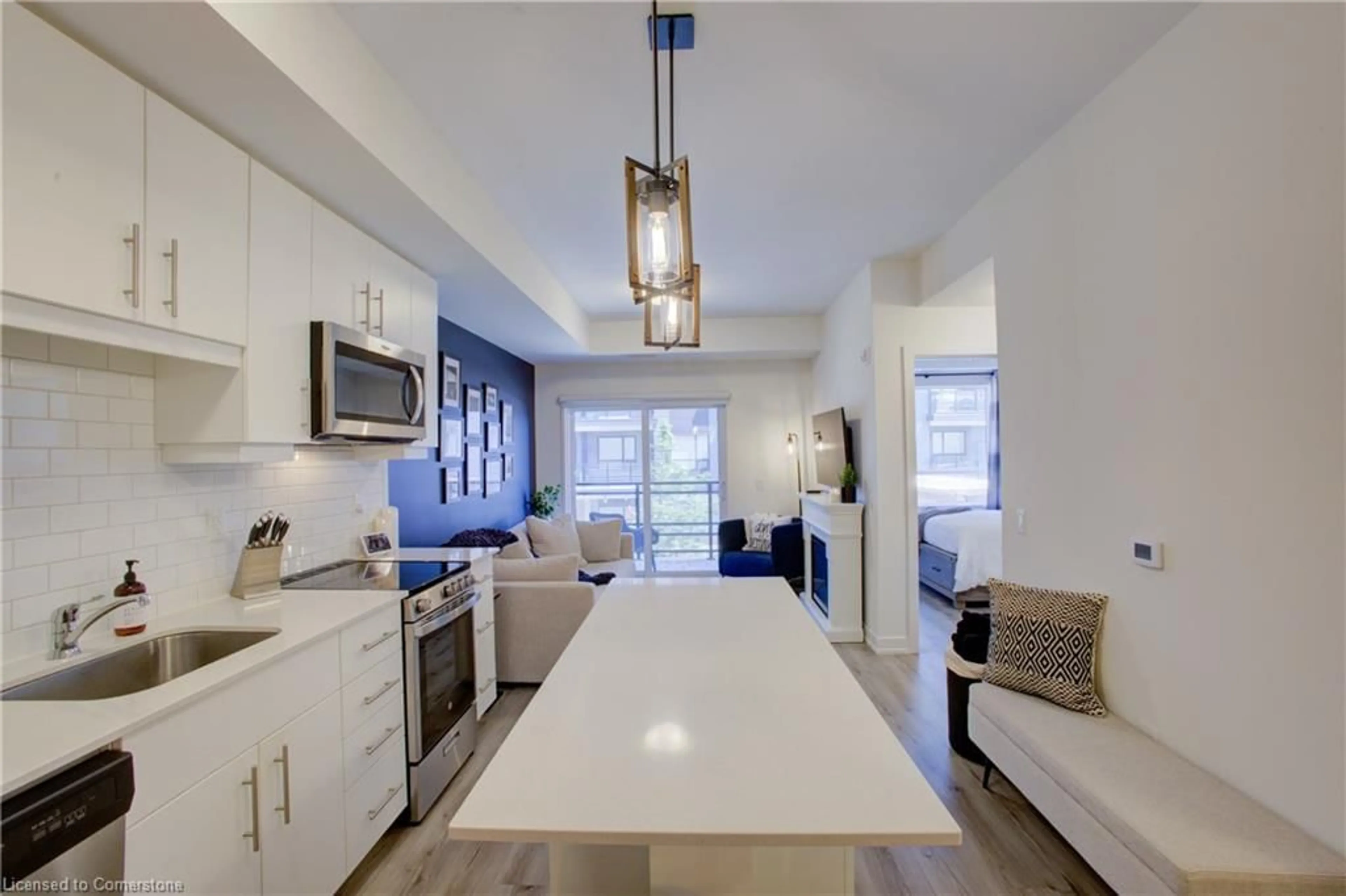 Open concept kitchen, unknown for 243 Northfield Dr #208, Waterloo Ontario N2K 0H2