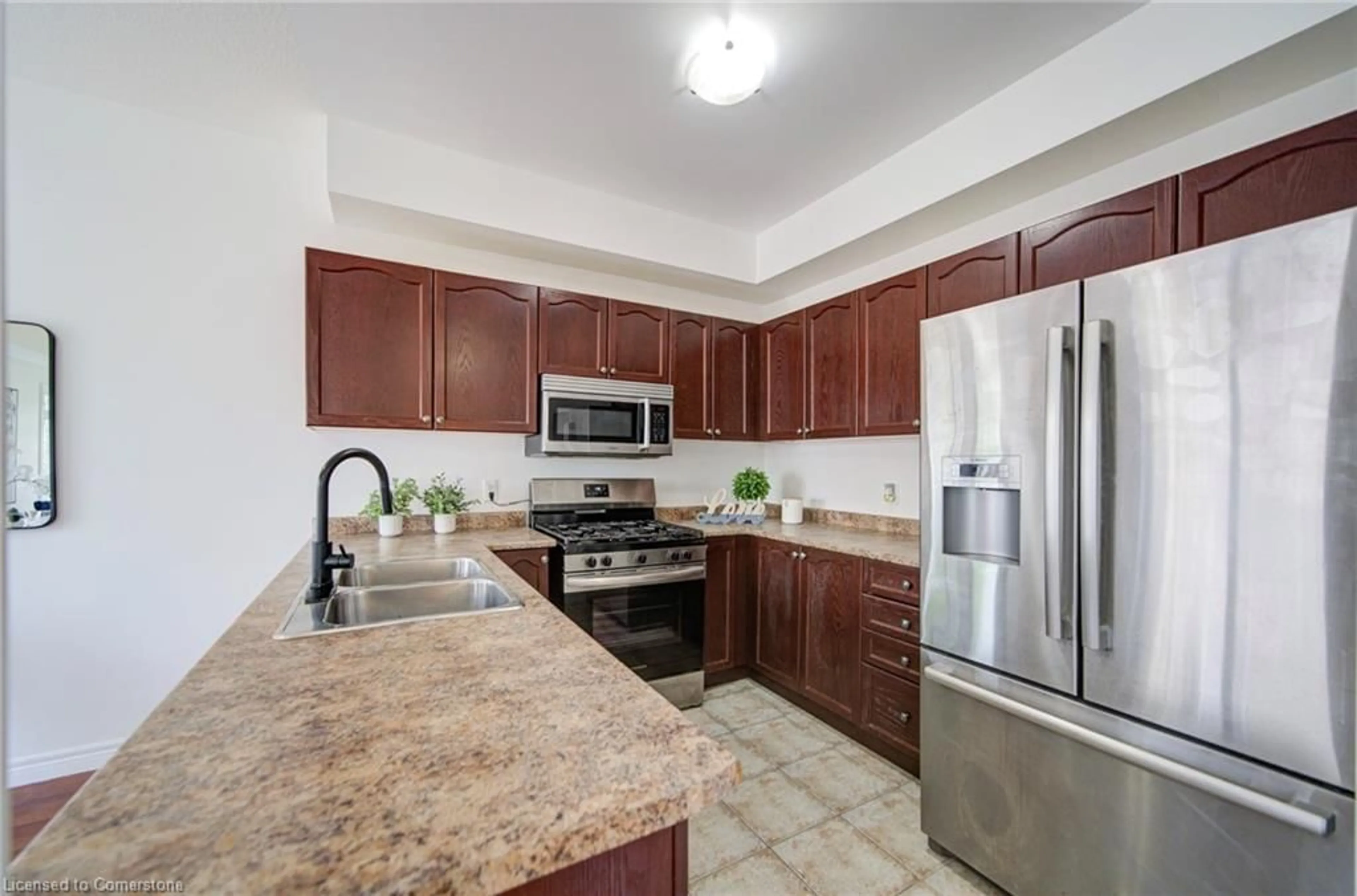 Standard kitchen, ceramic/tile floor for 6 Atessa Dr #1, Hamilton Ontario L9B 0C6