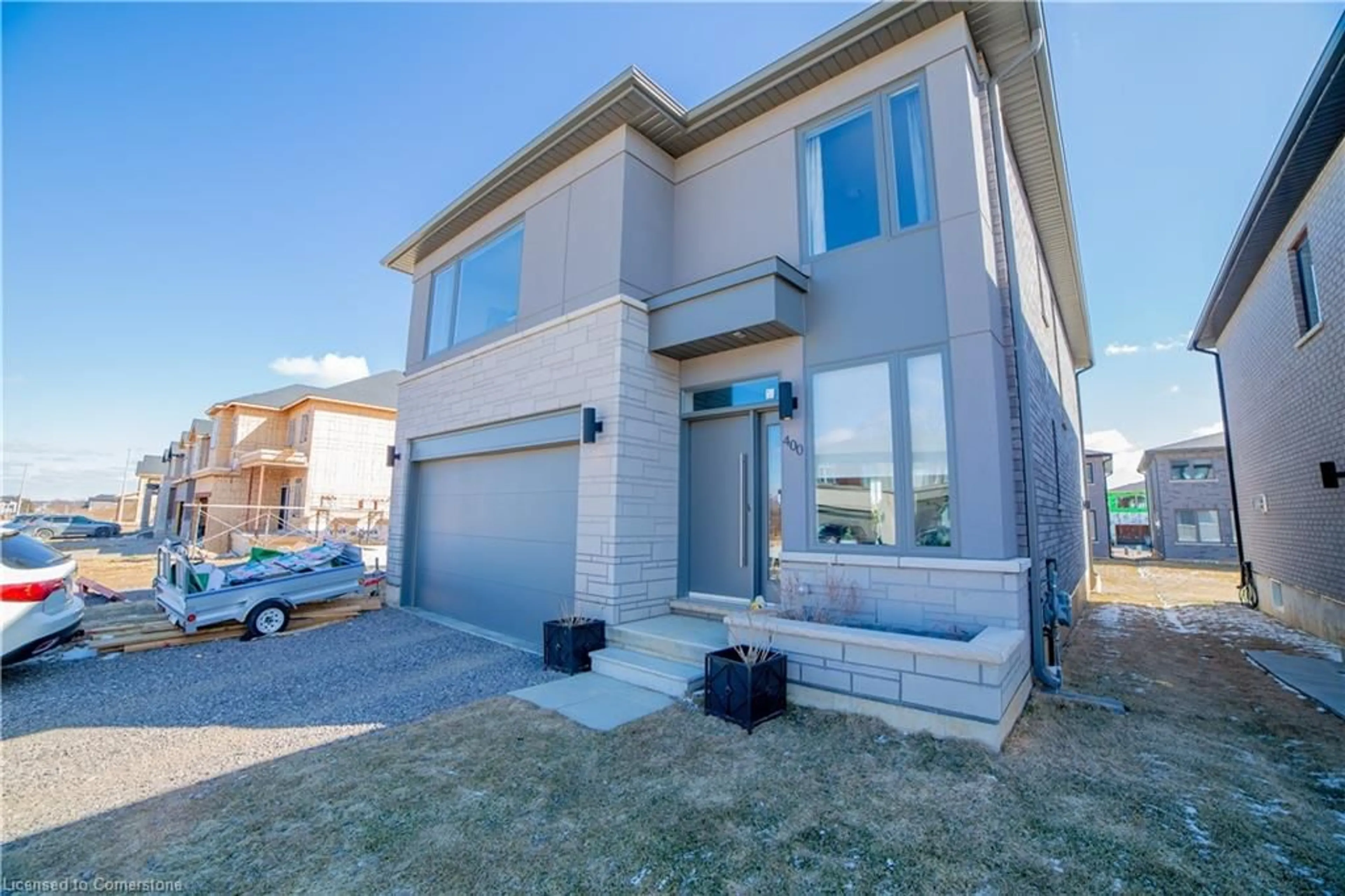 Home with brick exterior material, street for 400 Klein Cir, Ancaster Ontario L9K 0K3