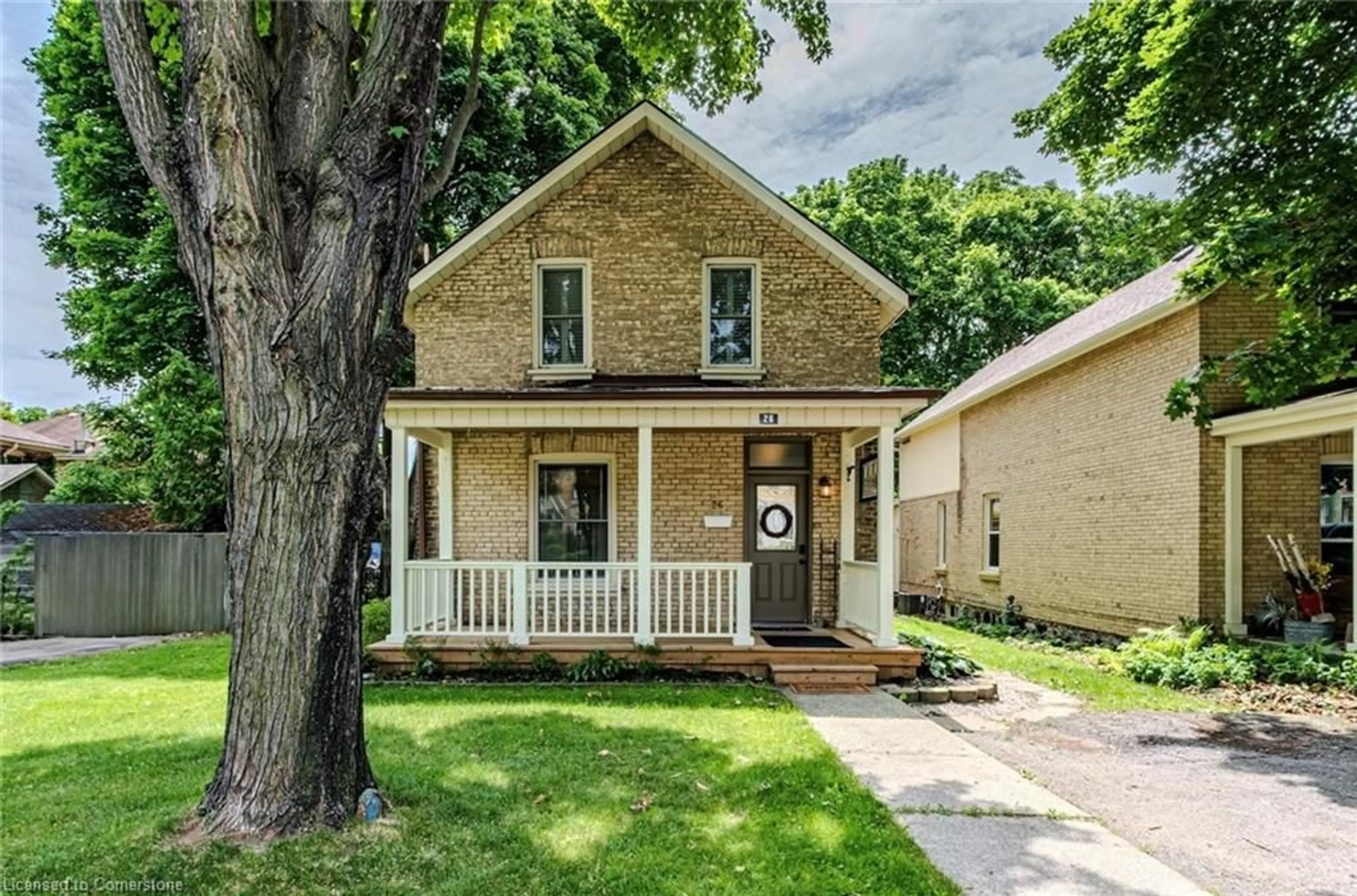 Home with brick exterior material, street for 26 Alexander Ave, Paris Ontario N3L 2V7
