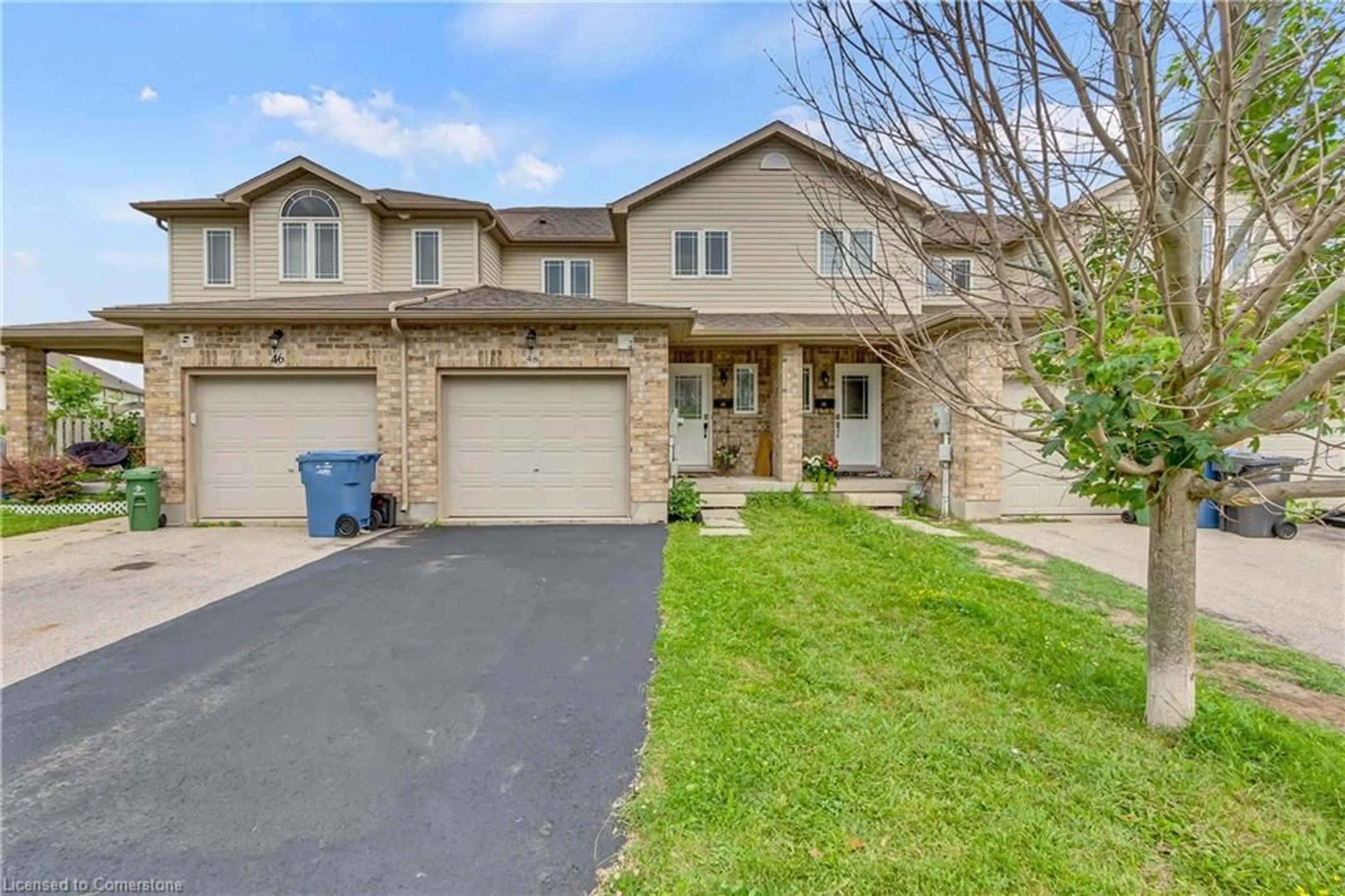 Home with brick exterior material, street for 48 Clough Cres, Guelph Ontario N1L 0G1