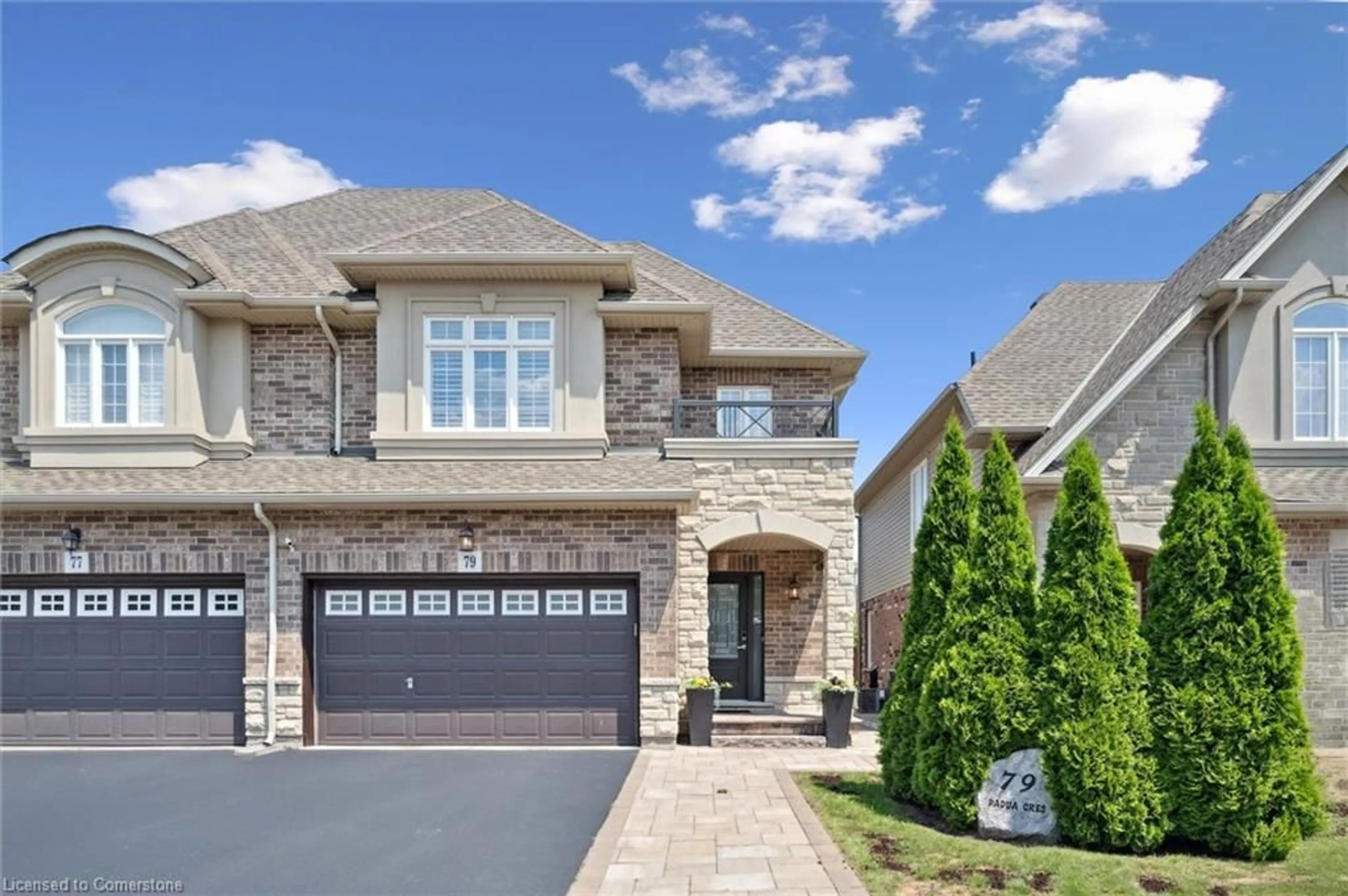 Home with brick exterior material, street for 79 Padua Crescent, Stoney Creek Ontario L8E 0G9