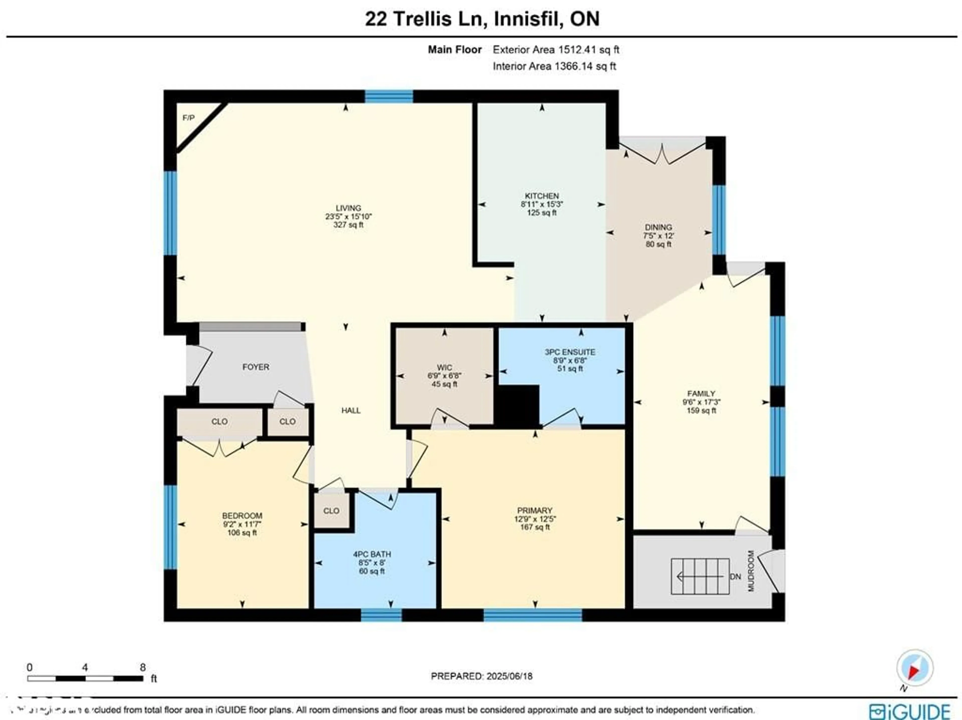 Floor plan for 22 Trellis Lane, Innisfil Ontario L9S 0A1