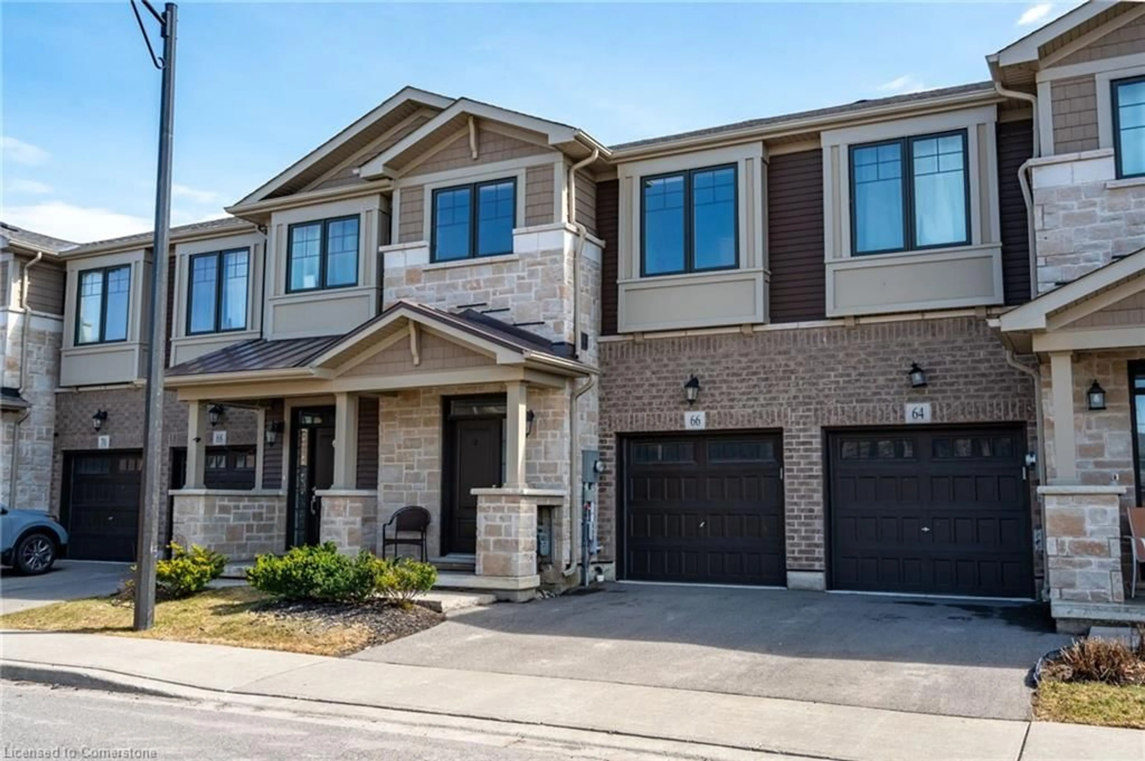 Home with brick exterior material, street for 66 Pelican Lane, Hamilton Ontario L8K 0A4