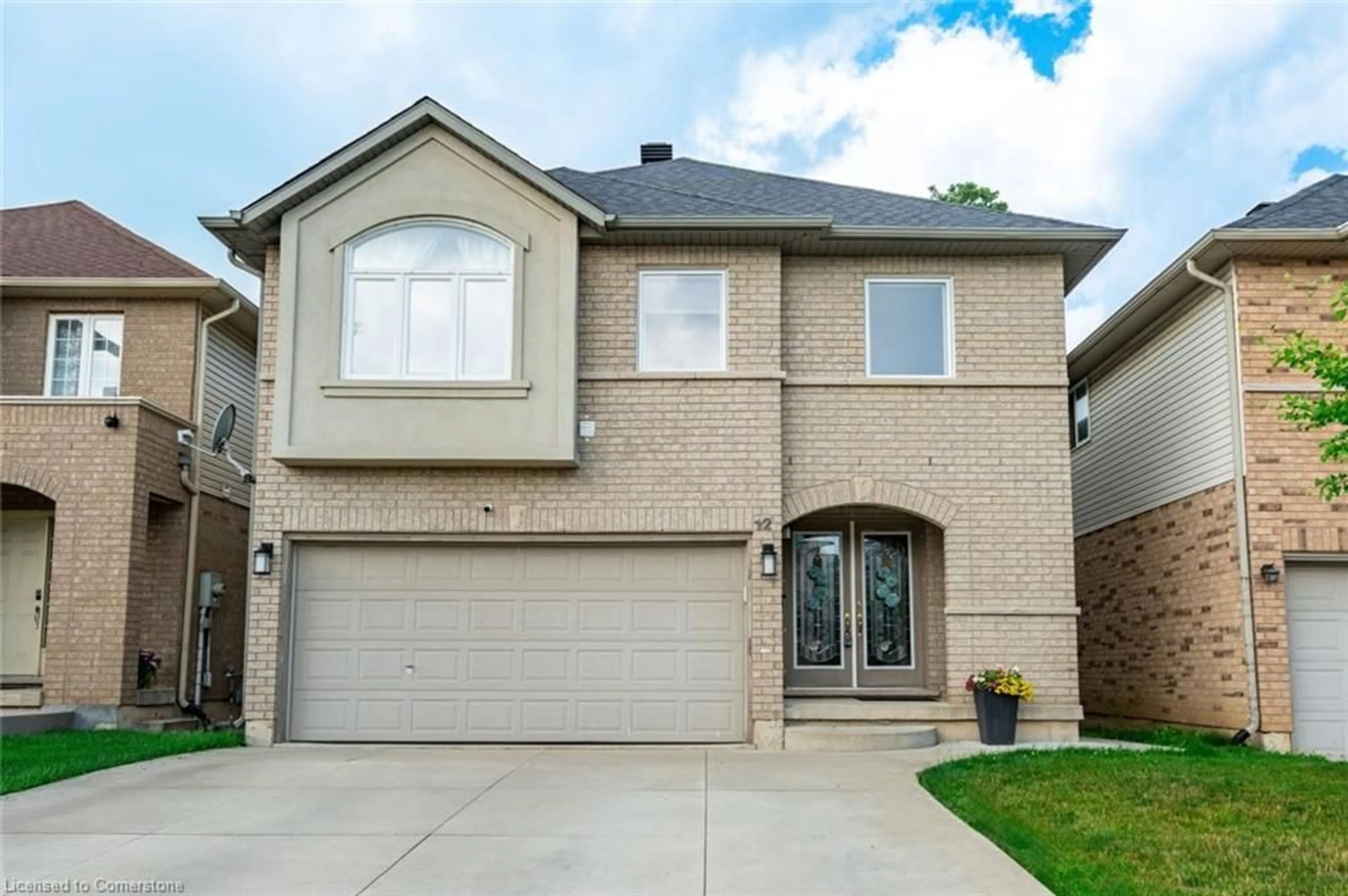 Home with brick exterior material, street for 12 Giovanna Dr, Hamilton Ontario L9B 2Y4