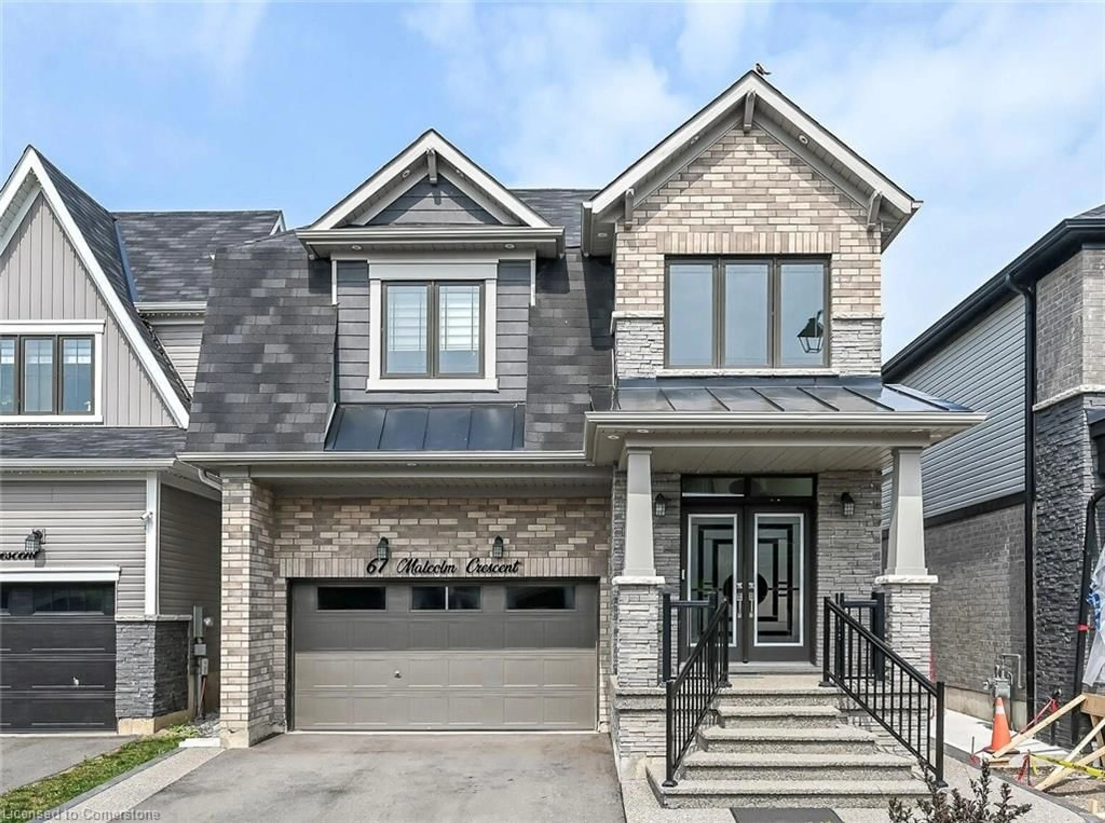 Home with brick exterior material, street for 67 Malcolm Cres, Caledonia Ontario N3W 0E9