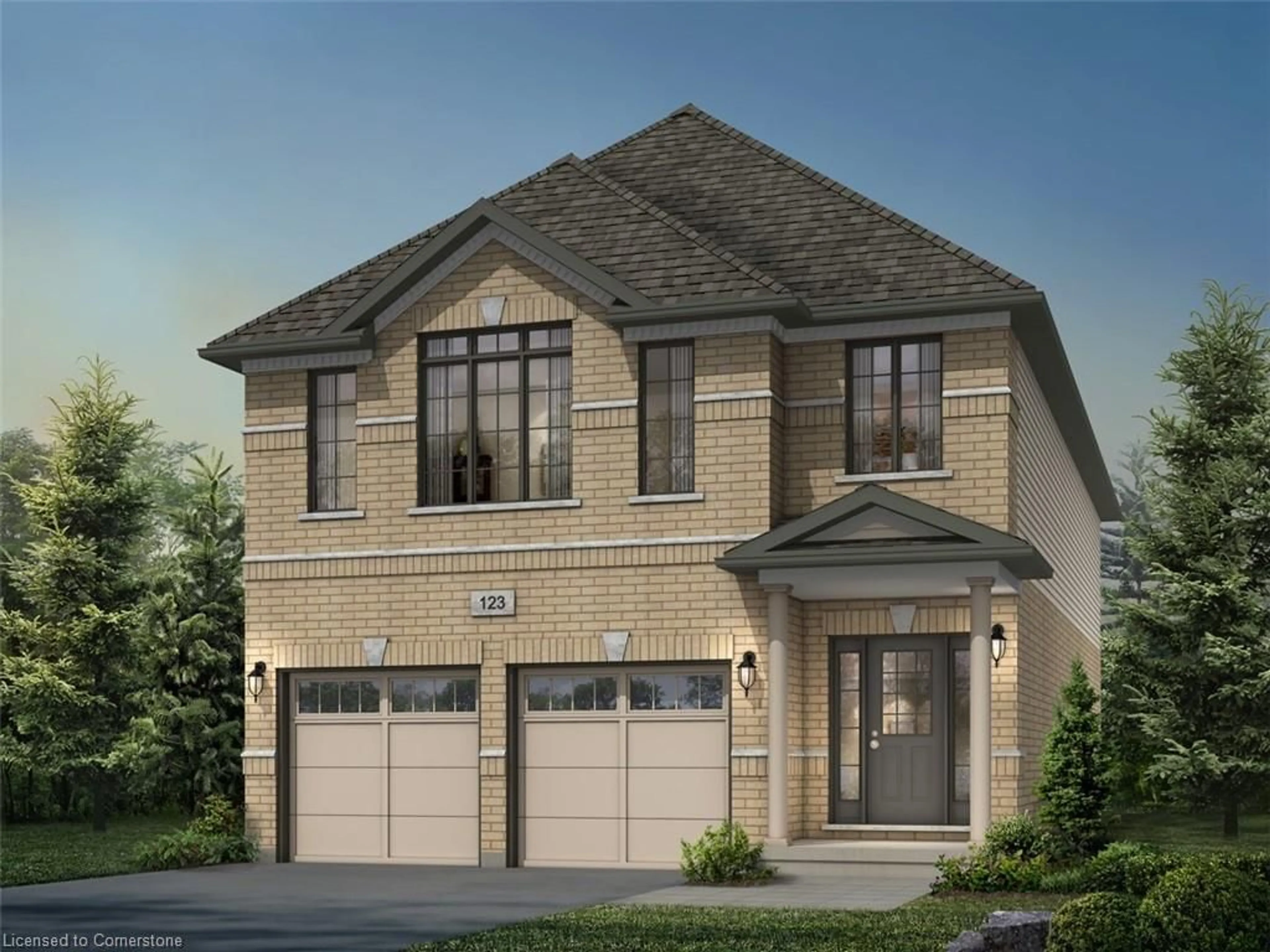 Home with brick exterior material, street for 525 Anton Cres, Kitchener Ontario Z1Z 1Z1