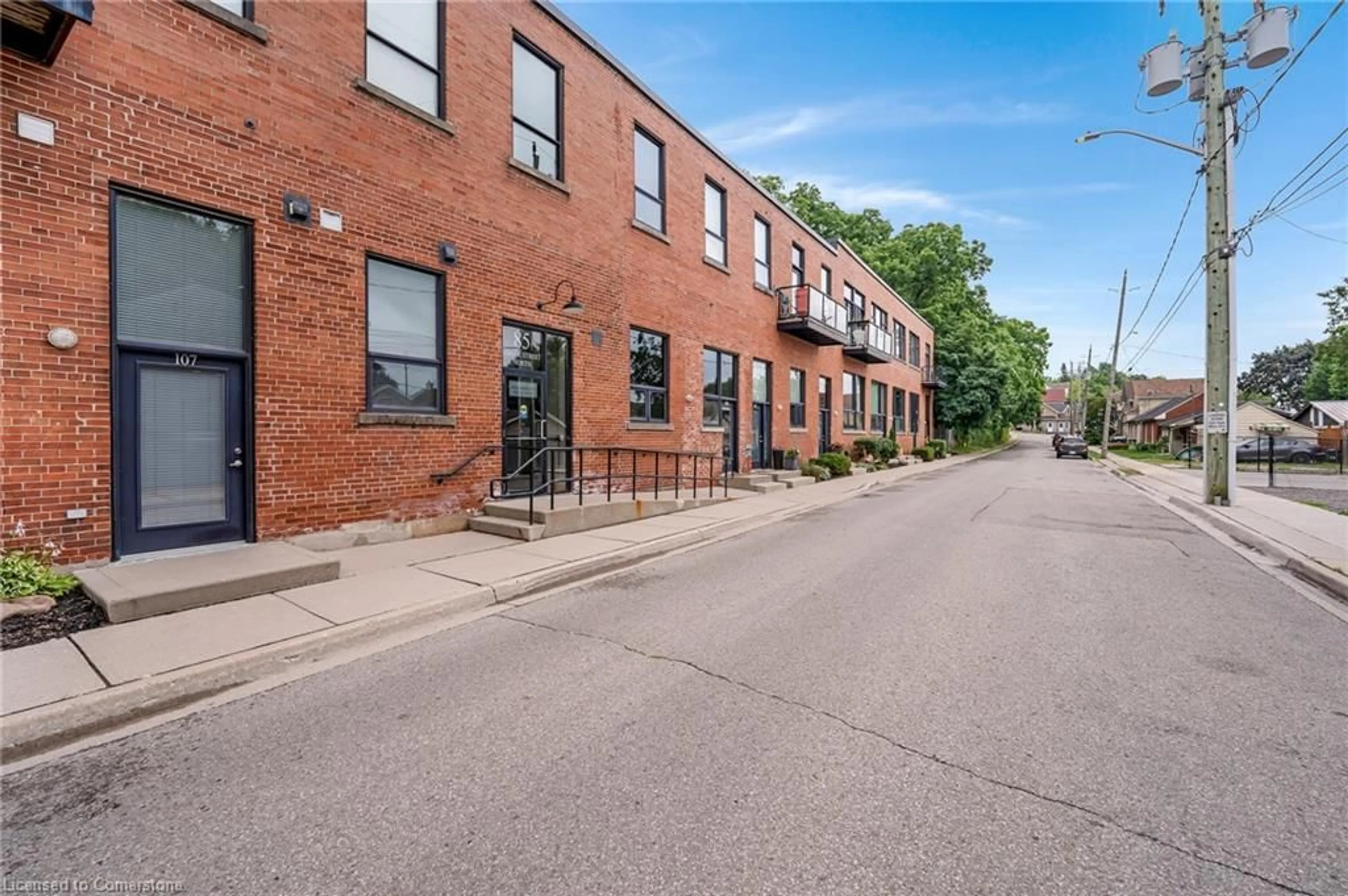 Home with brick exterior material, street for 85 Spruce St #206, Cambridge Ontario N1R 4K4