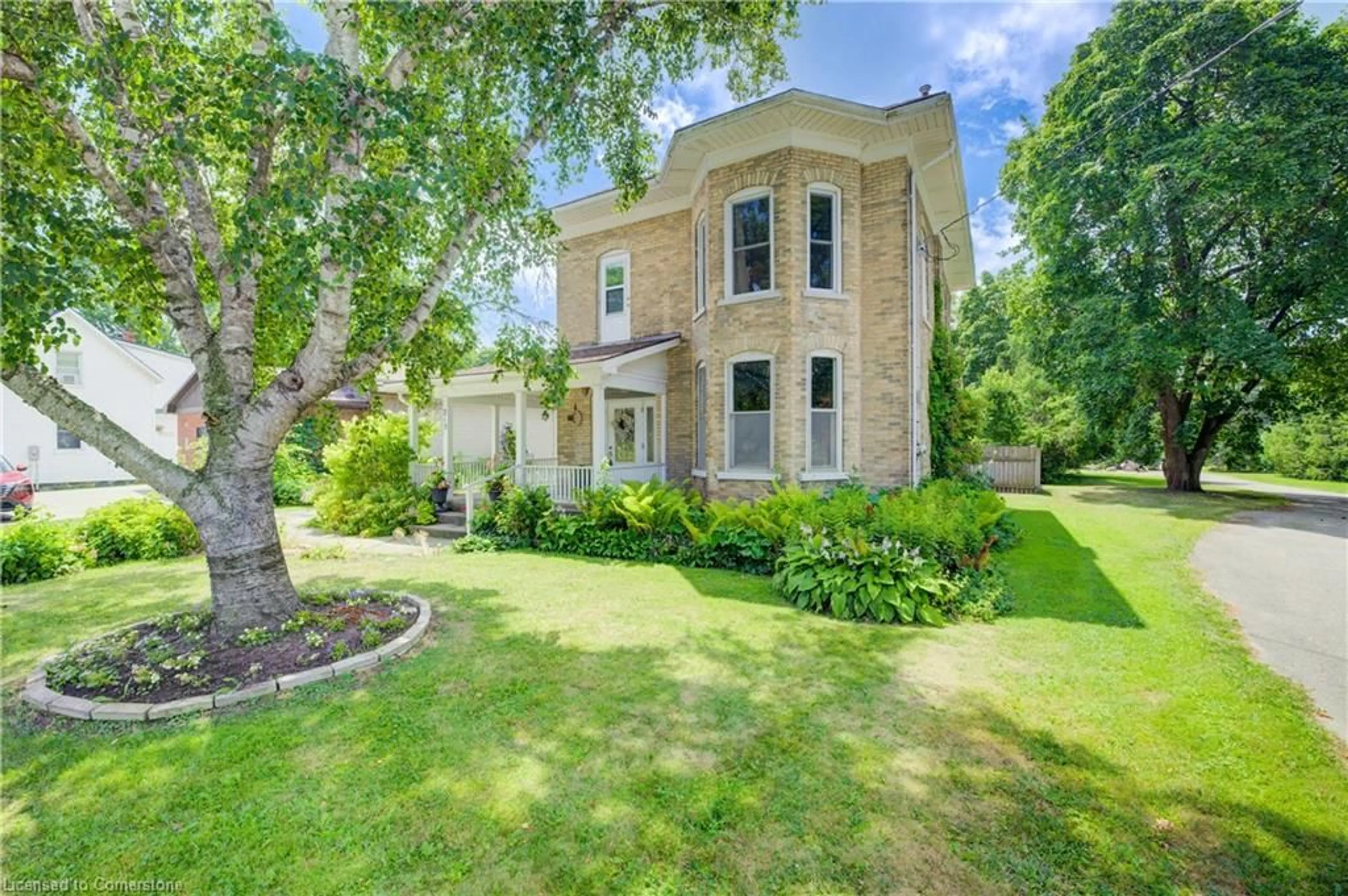 A pic from outside/outdoor area/front of a property/back of a property/a pic from drone, street for 215 Huron Rd, Sebringville Ontario N0K 1X0