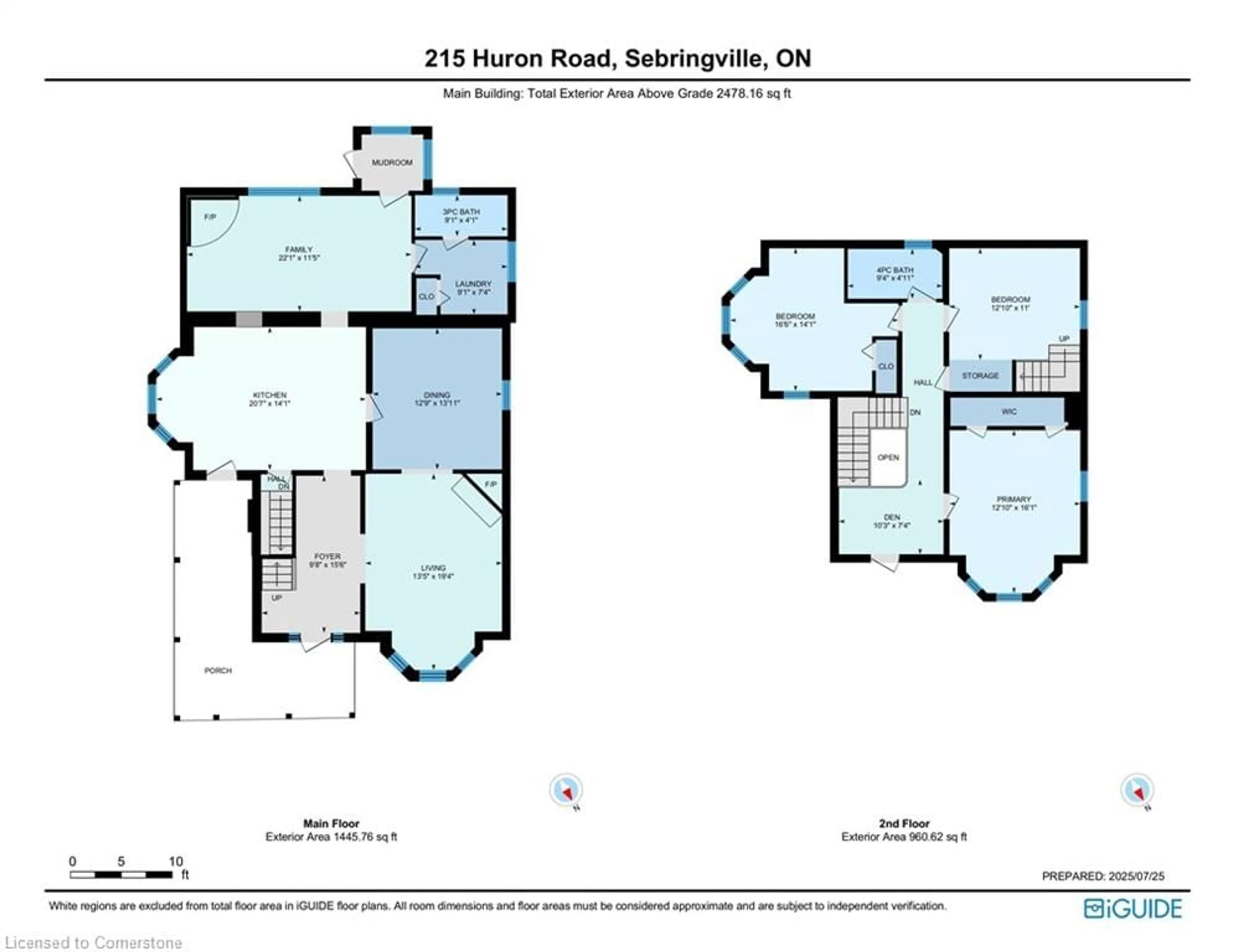 Floor plan for 215 Huron Rd, Sebringville Ontario N0K 1X0