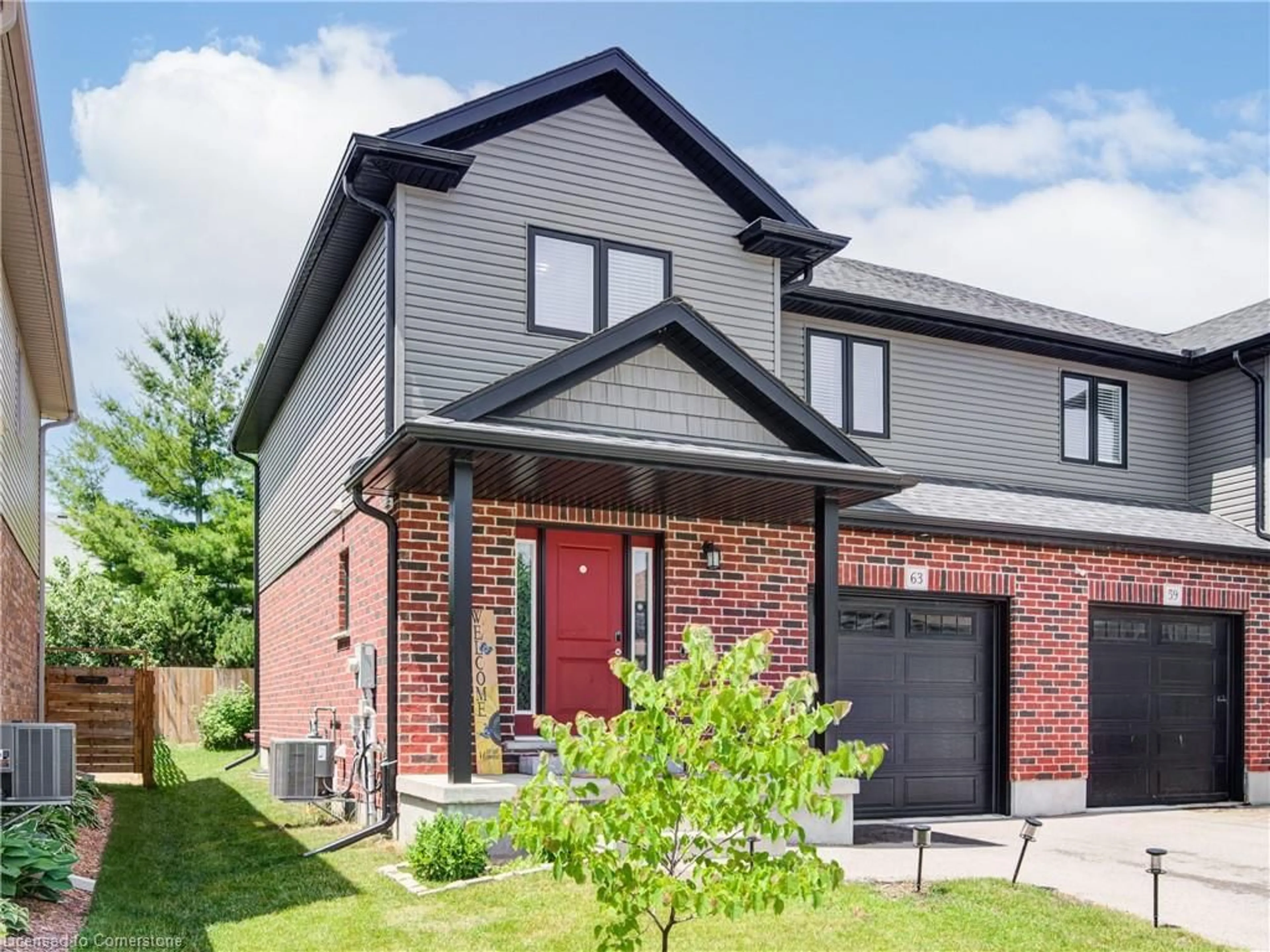 Home with brick exterior material, street for 63 Crab Apple Crt, Wellesley Ontario N0B 2T0
