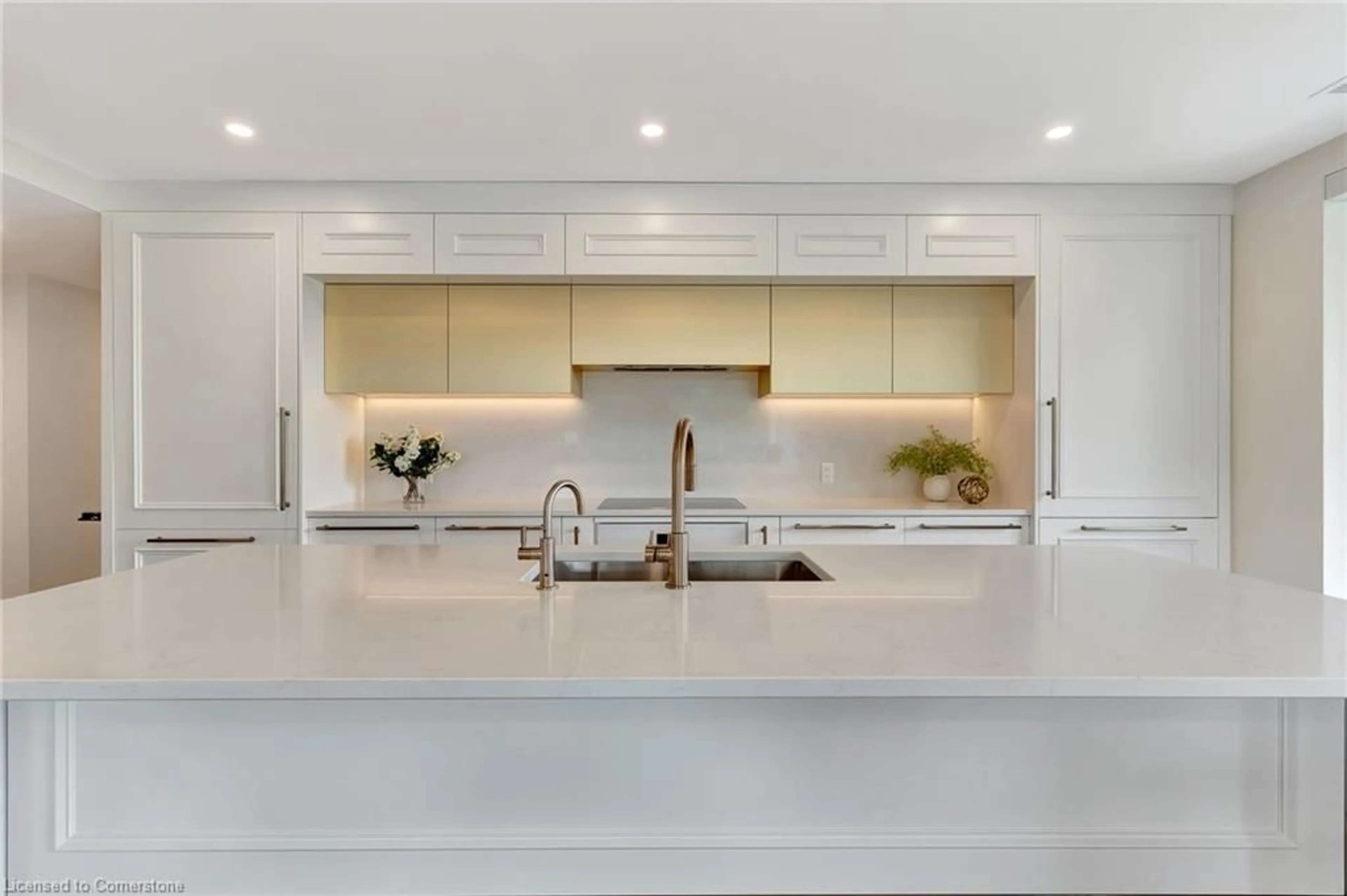 Contemporary kitchen, ceramic/tile floor for 6523 Wellington Road 7 #206, Elora Ontario N0B 1S0