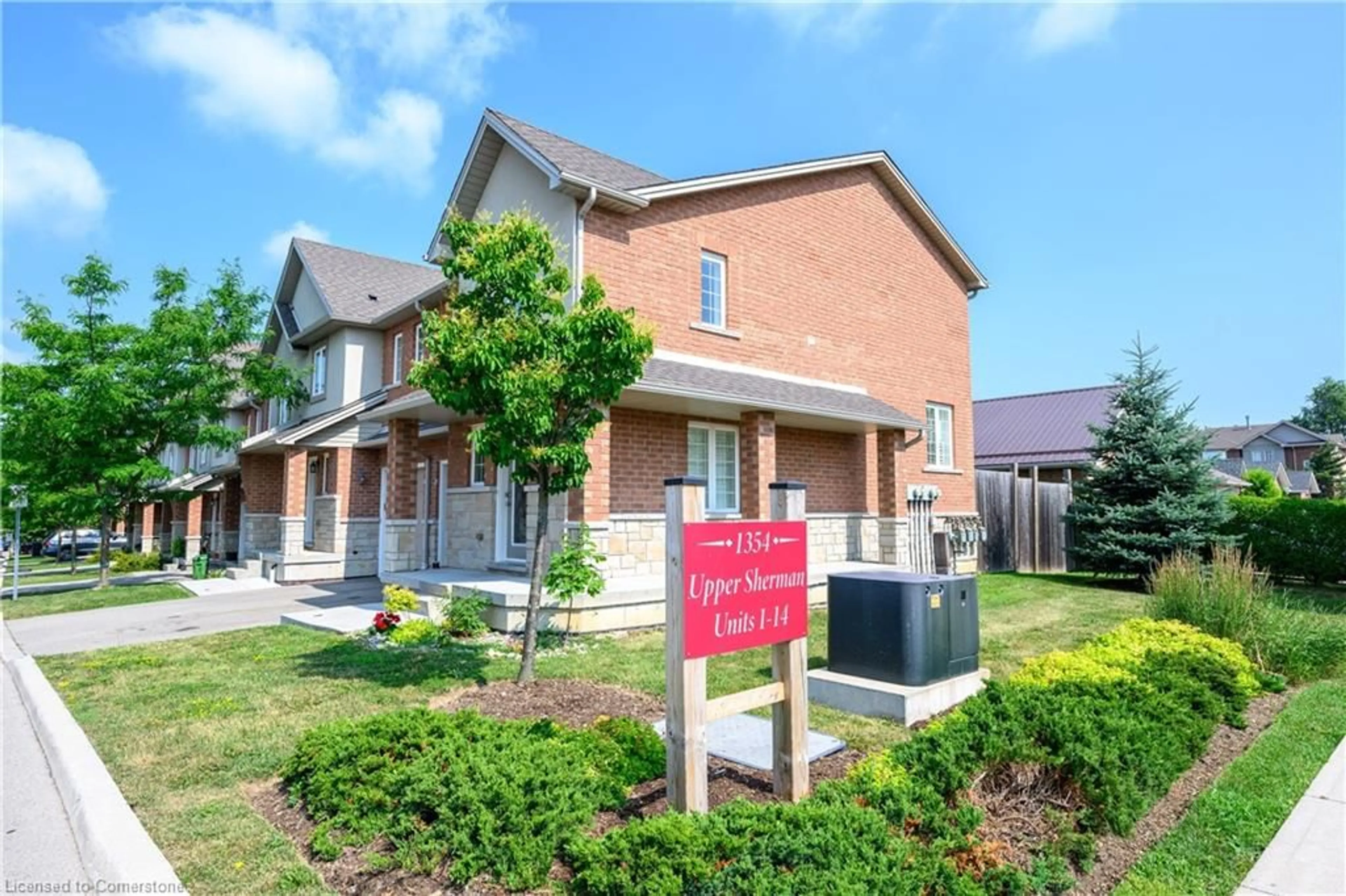Home with brick exterior material, street for 1354 Upper Sherman Ave #1, Hamilton Ontario L8W 1C2