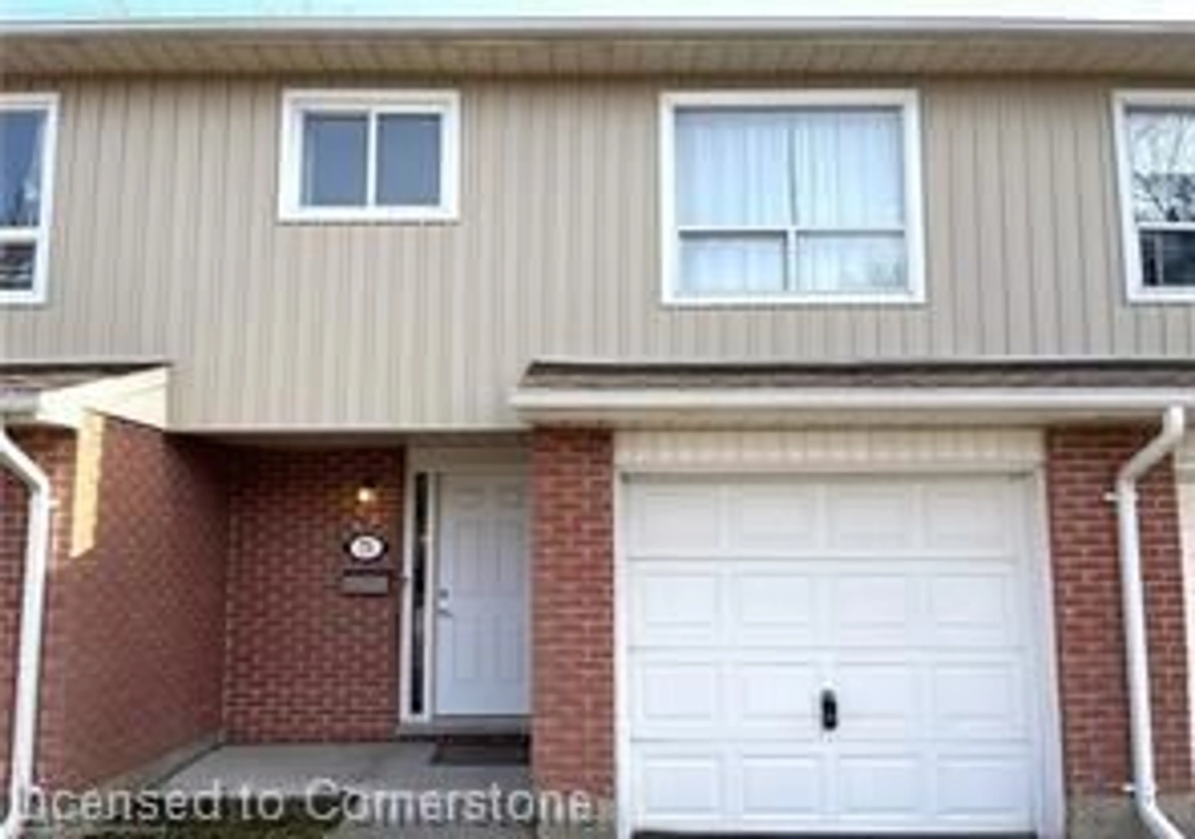 Home with brick exterior material, street for 279 Bluevale St #73, Waterloo Ontario N2J 4L8