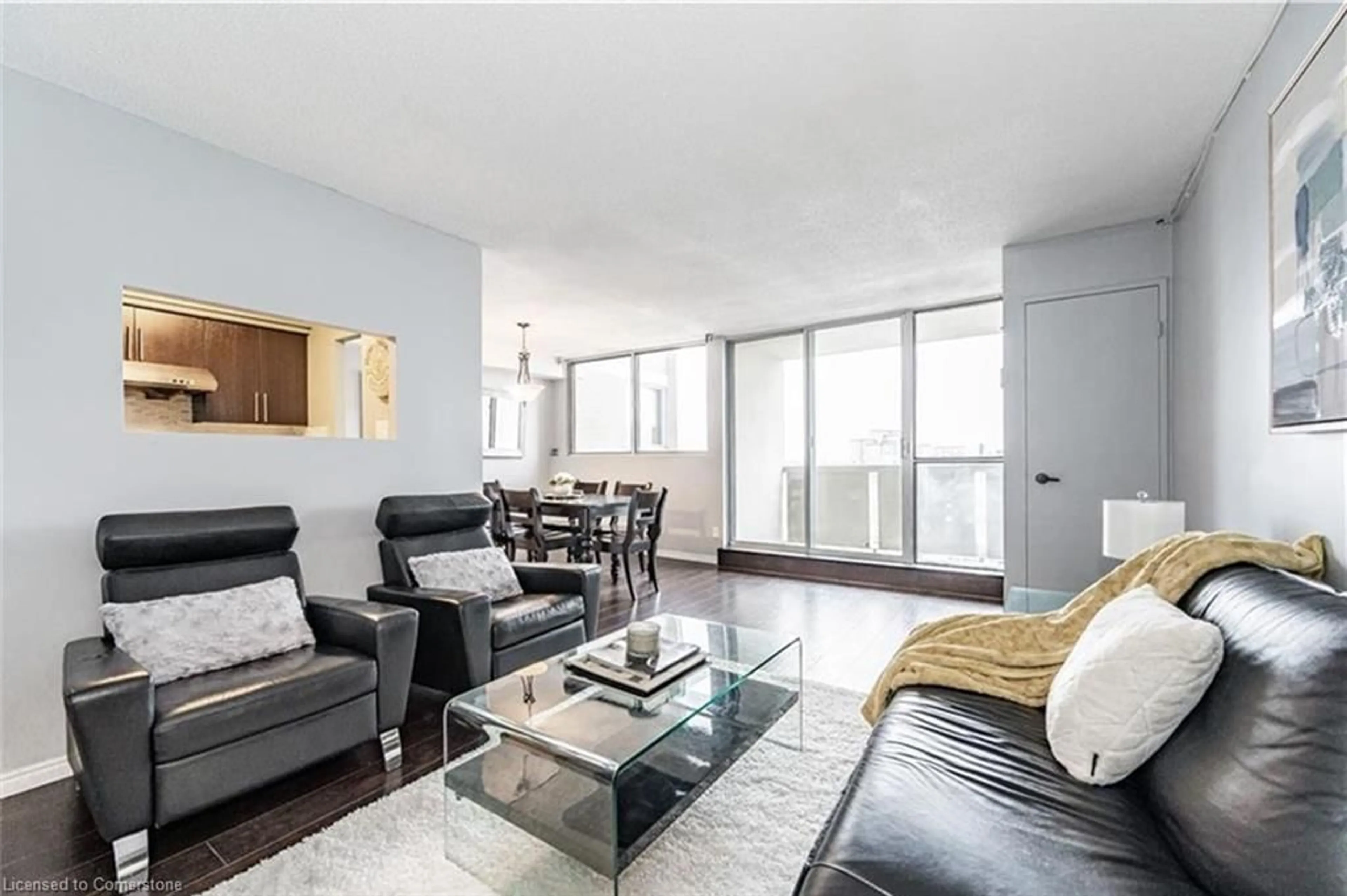 Living room with furniture, unknown for 375 King St #903, Waterloo Ontario N2J 4L6