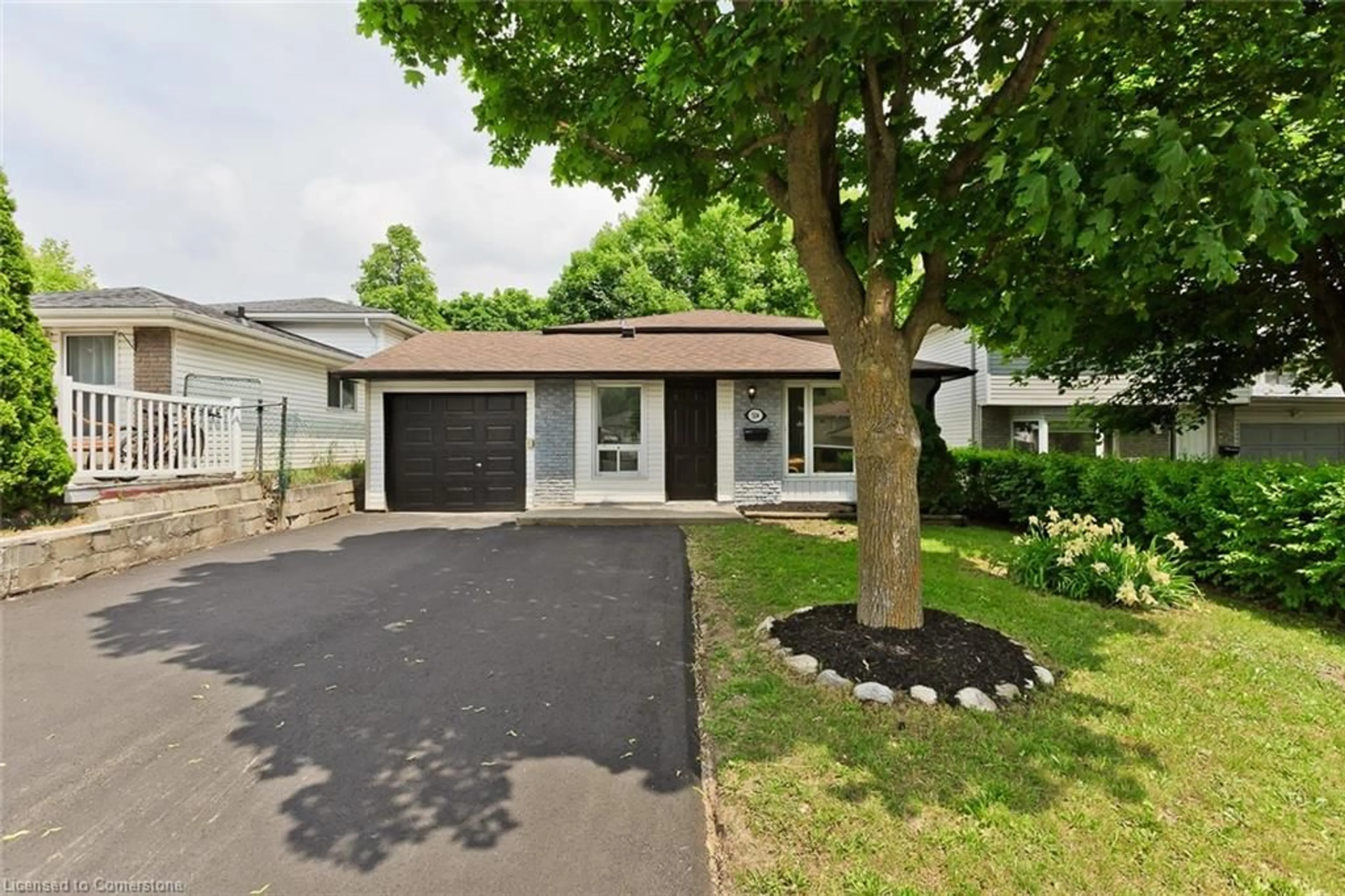 Home with vinyl exterior material, street for 504 Pinetree Cres, Cambridge Ontario N3H 4X5