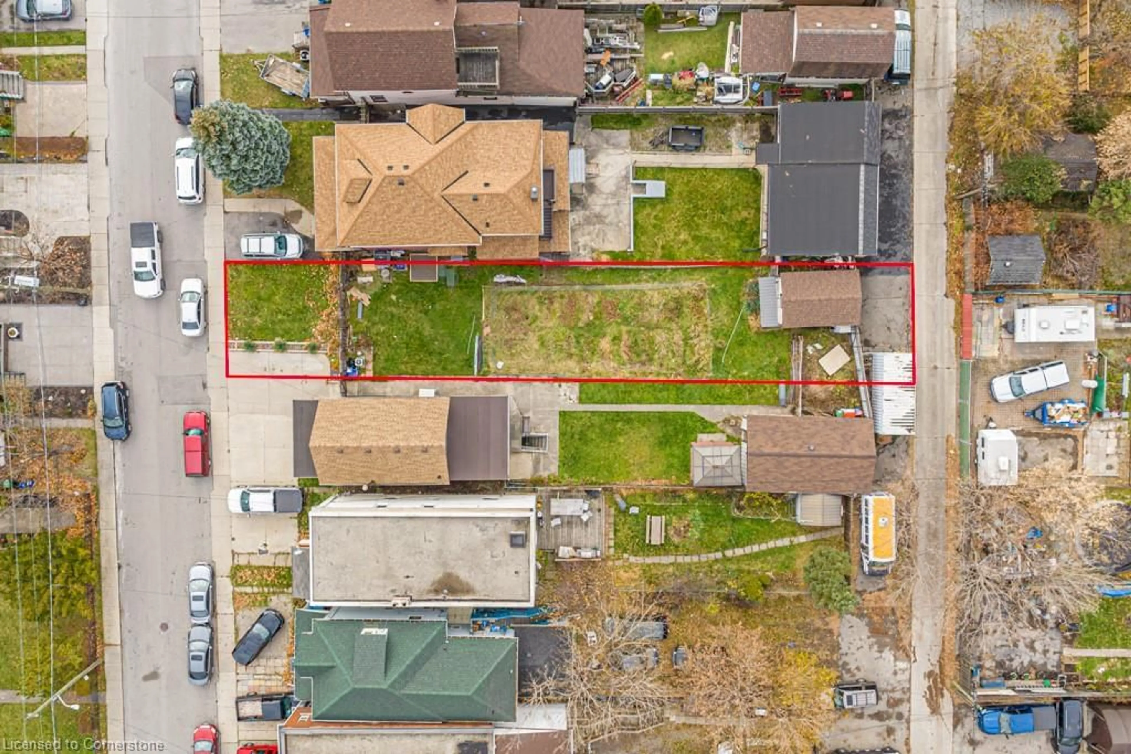 A pic from outside/outdoor area/front of a property/back of a property/a pic from drone, street for 39 Earl St, Hamilton Ontario L8L 6L1