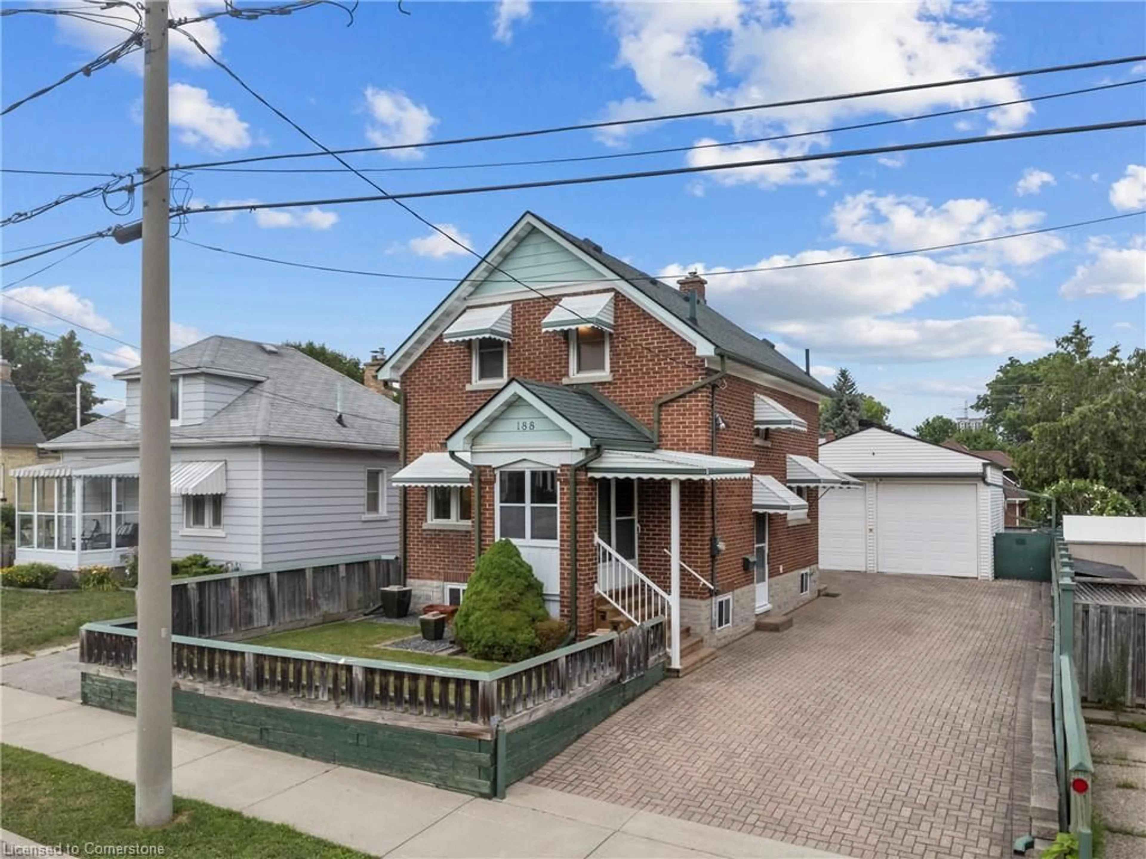 Home with brick exterior material, street for 188 Wentworth Ave, Kitchener Ontario N2M 3S4