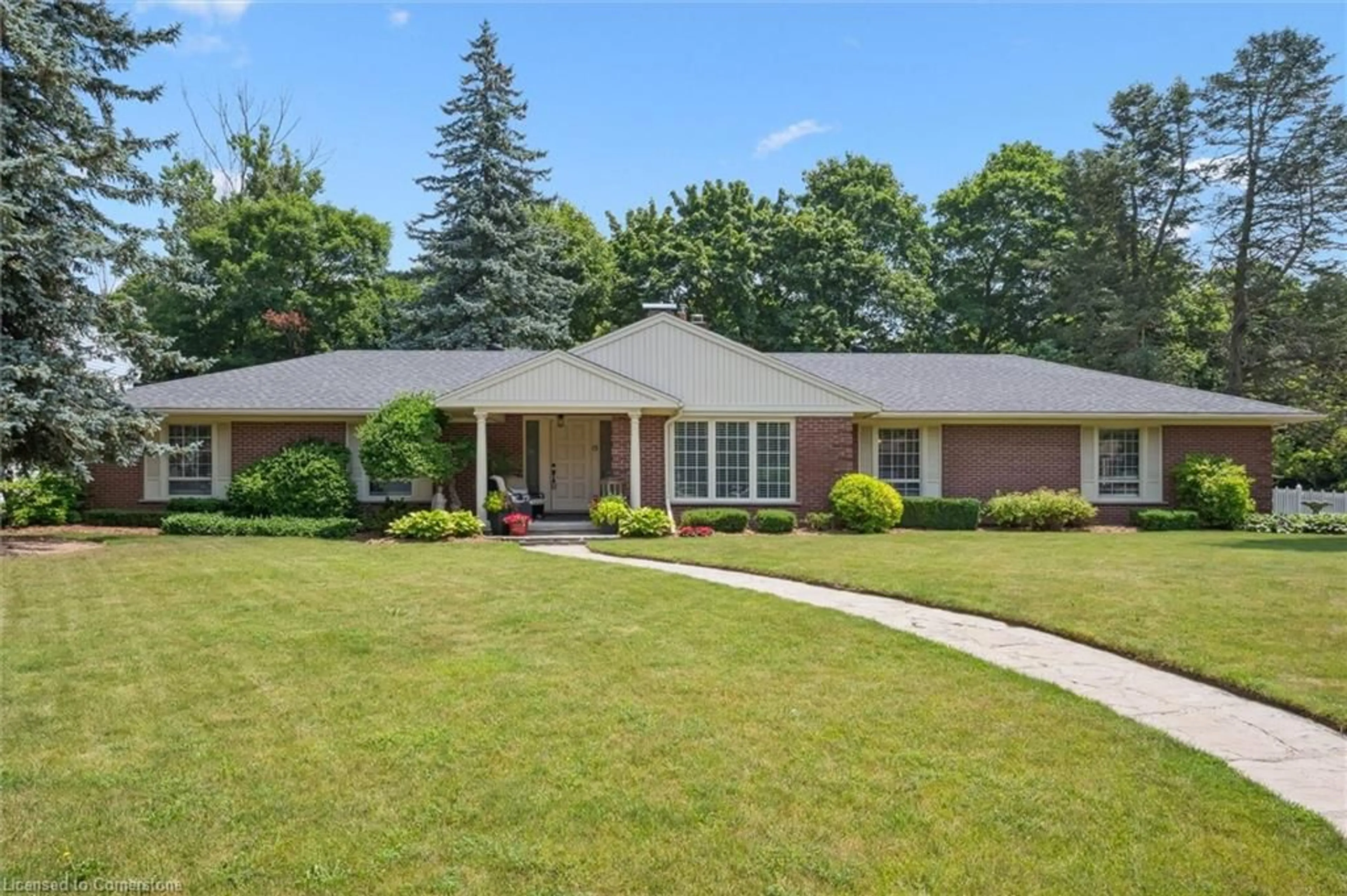 Home with brick exterior material, street for 15 Meadowlark Rd, Elmira Ontario N3B 1T7