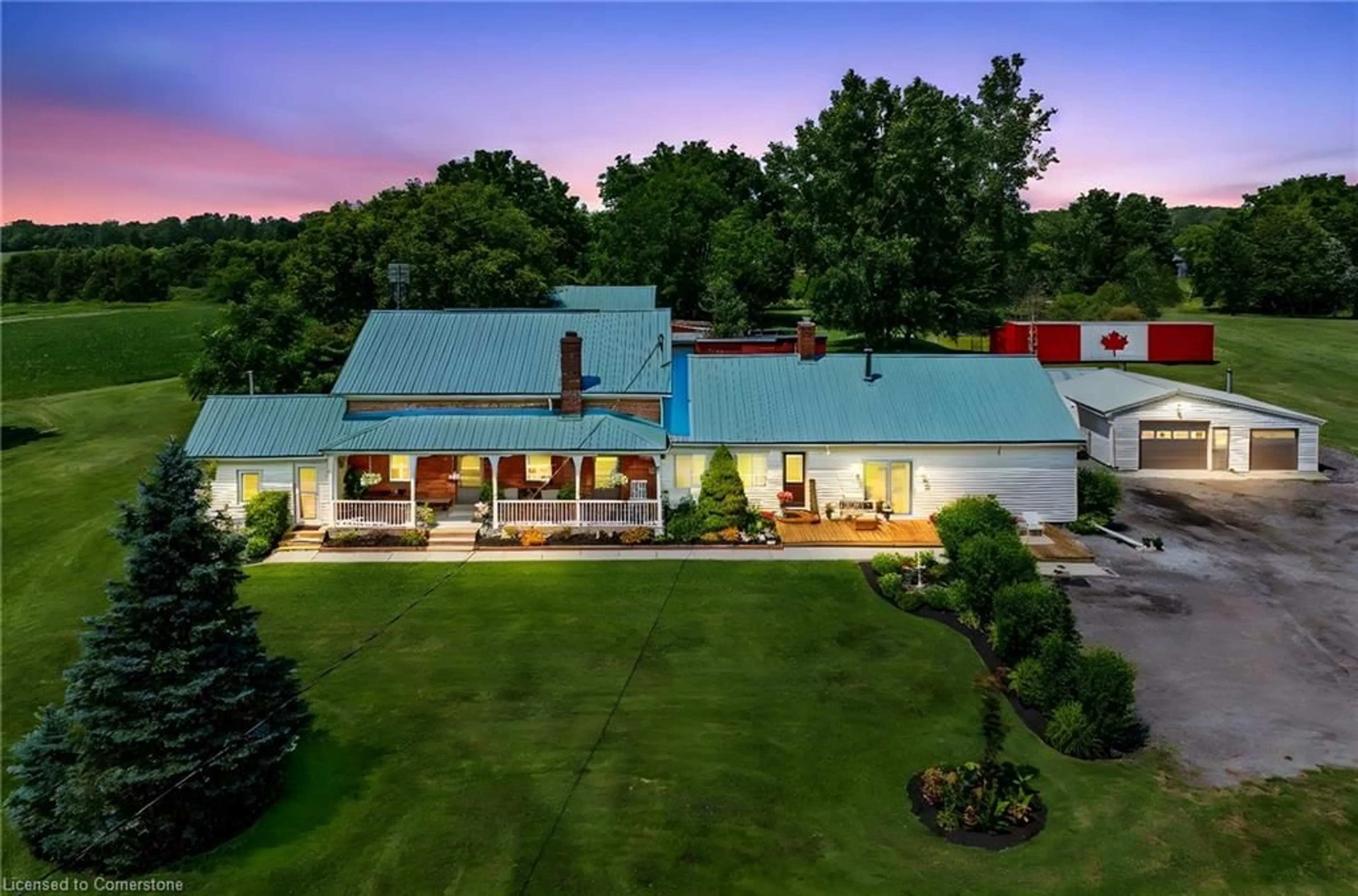 A pic from outside/outdoor area/front of a property/back of a property/a pic from drone, building for 43030 Highway 3, Wainfleet Ontario L0S 1V0