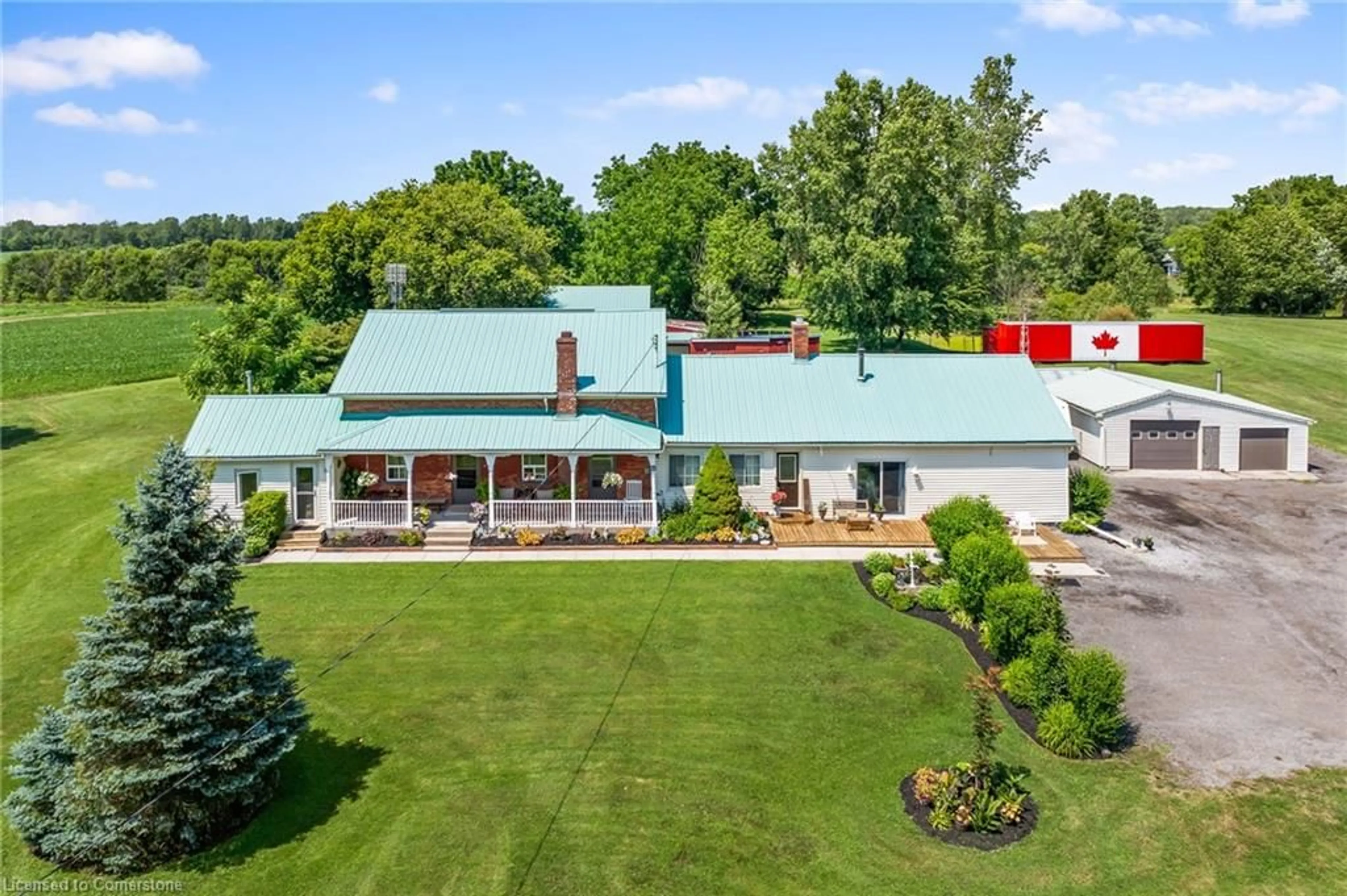 A pic from outside/outdoor area/front of a property/back of a property/a pic from drone, building for 43030 Highway 3, Wainfleet Ontario L0S 1V0