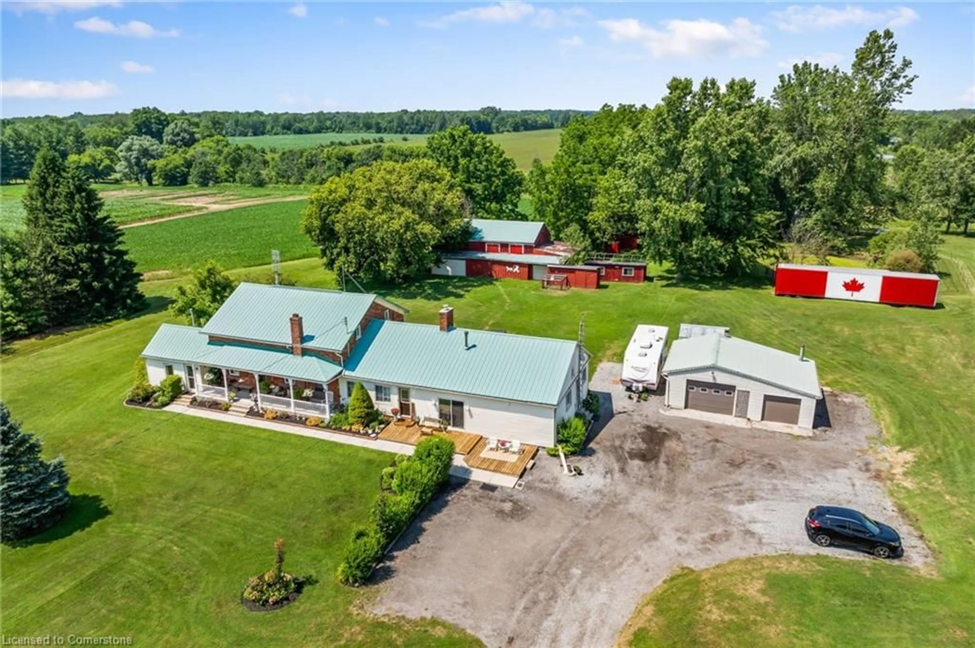 A pic from outside/outdoor area/front of a property/back of a property/a pic from drone, building for 43030 Highway 3, Wainfleet Ontario L0S 1V0