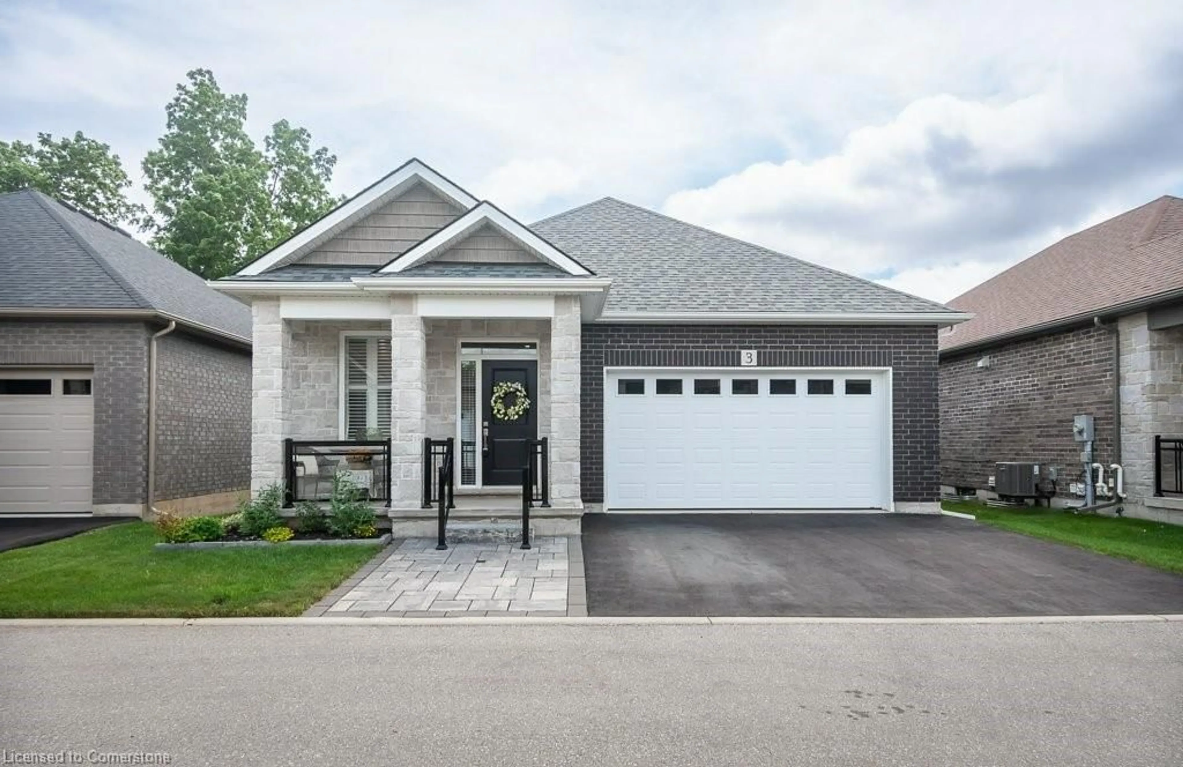 Home with brick exterior material, street for 6 Beckett Dr #3, Brantford Ontario N3T 6E5
