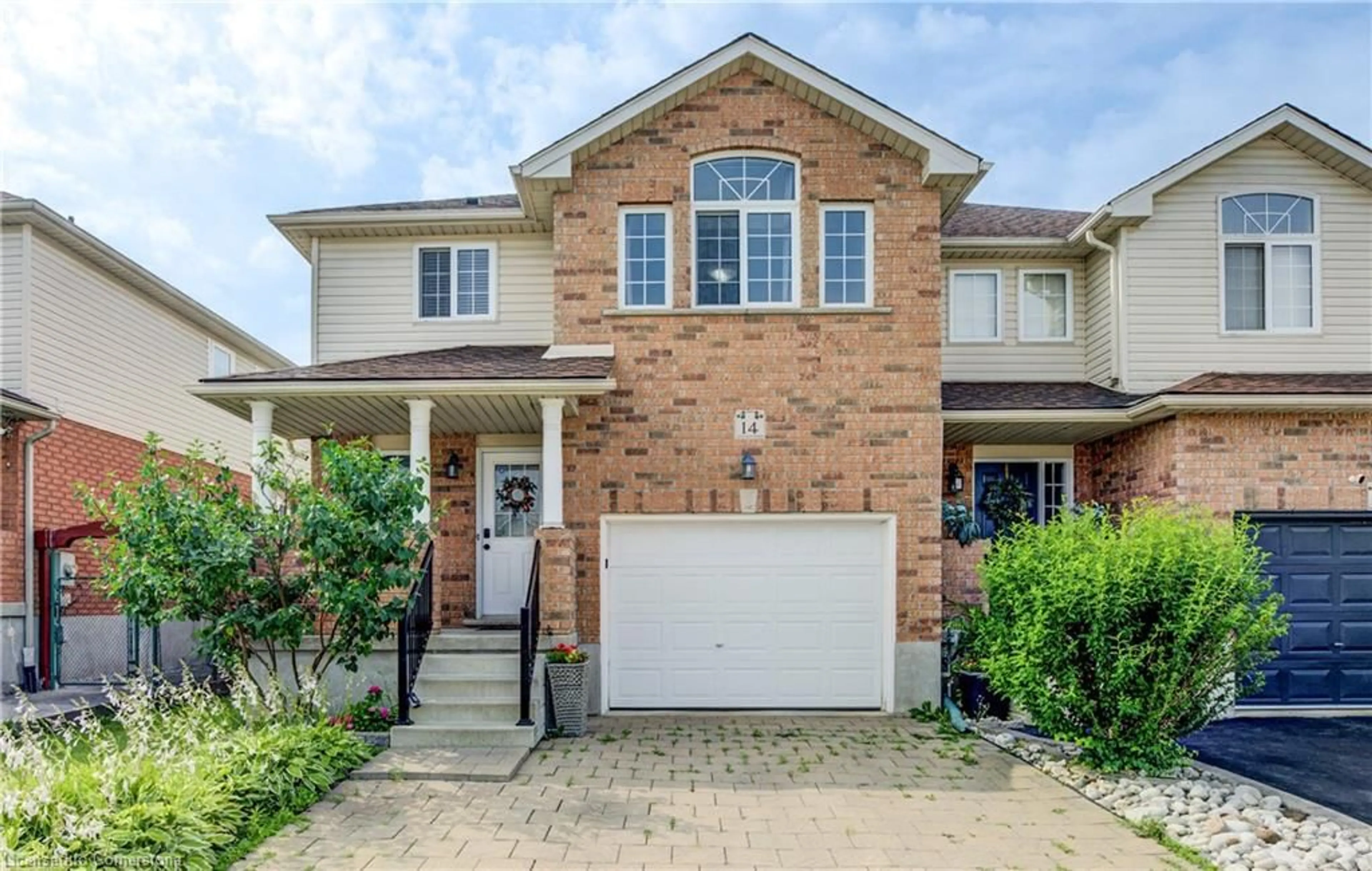 Home with brick exterior material, street for 14 Honey St, Cambridge Ontario N1T 2C8