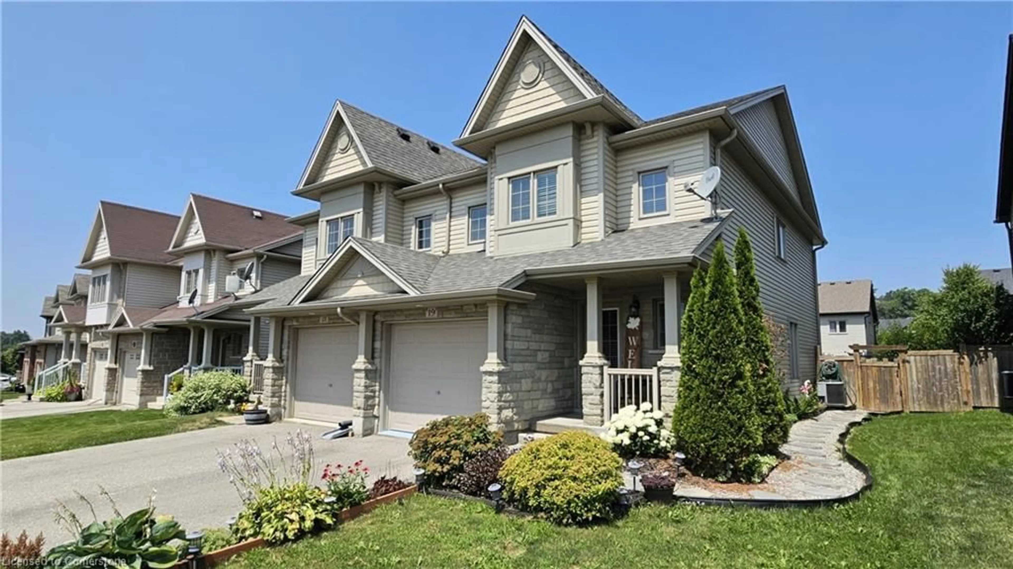 Home with brick exterior material, street for 19 Trillium Way, Simcoe Ontario N3Y 0B8