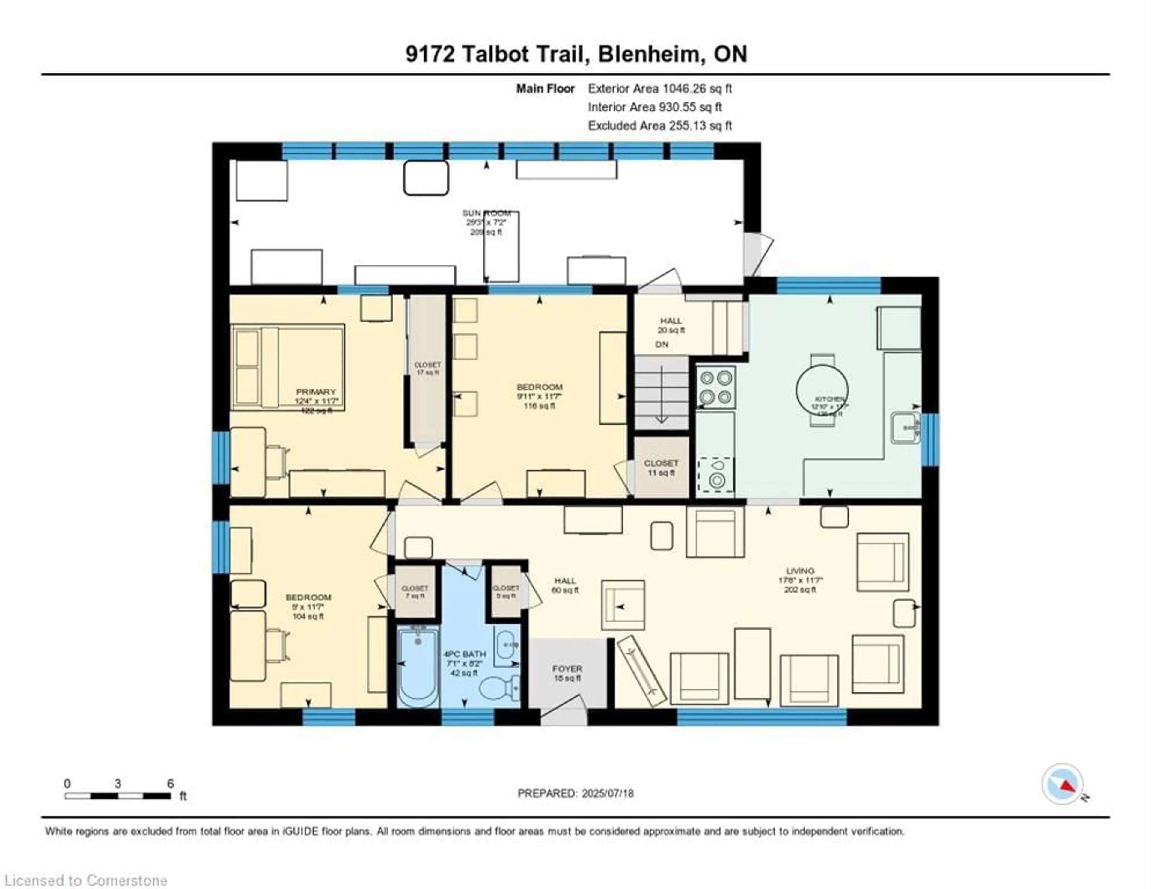 Floor plan for 9172 Talbot Trail, Blenheim Ontario N0P 1A0