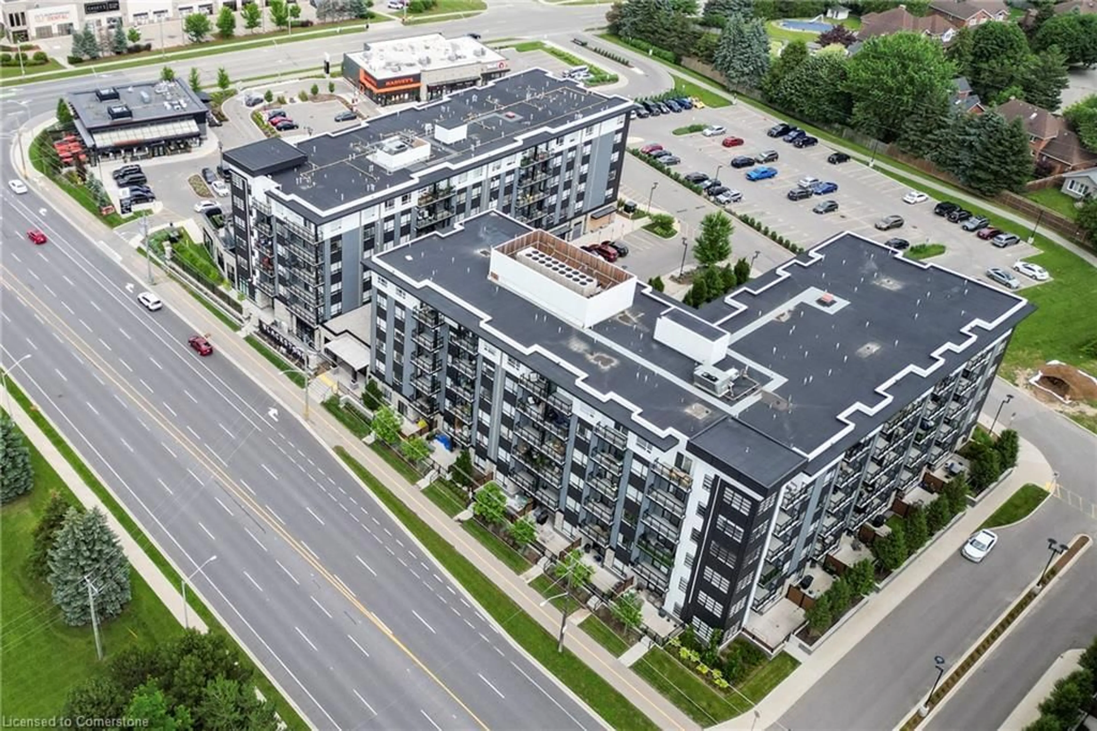 A pic from outside/outdoor area/front of a property/back of a property/a pic from drone, unknown for 251 Northfield Dr #512, Waterloo Ontario N2K 0G9