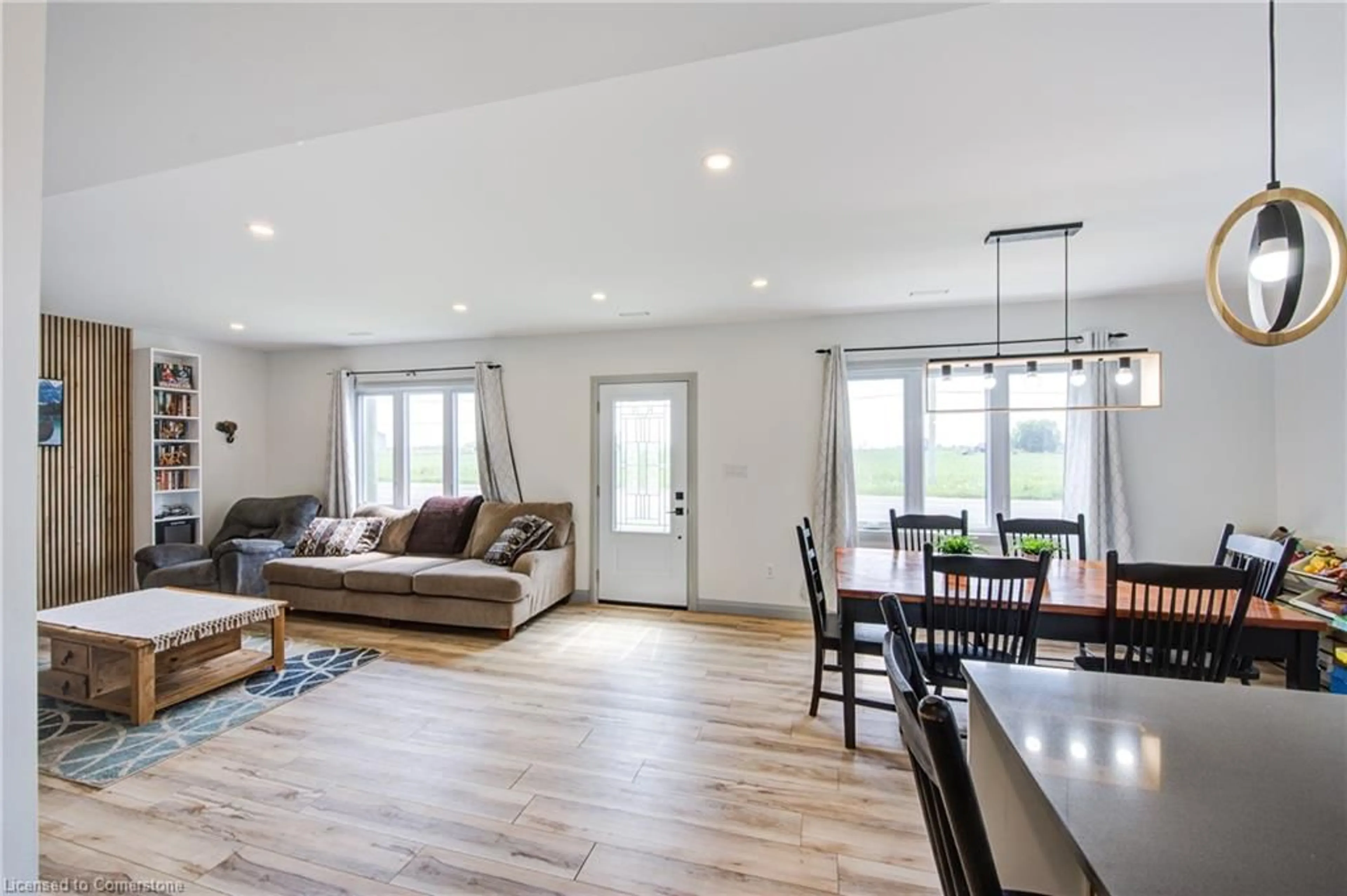 Open concept kitchen, wood/laminate floor for 140 Winstanley St, Monkton Ontario N0K 1P0