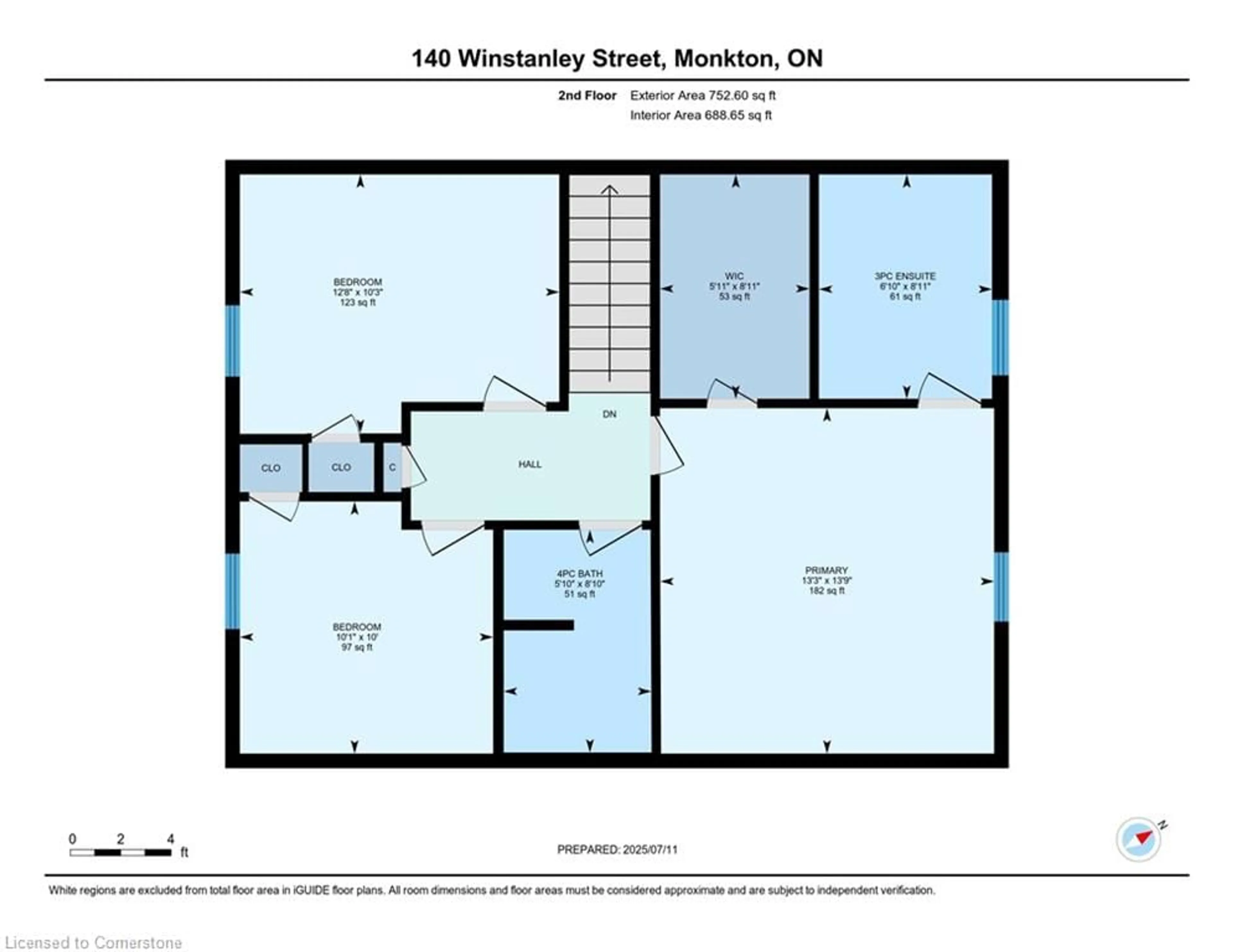 Floor plan for 140 Winstanley St, Monkton Ontario N0K 1P0