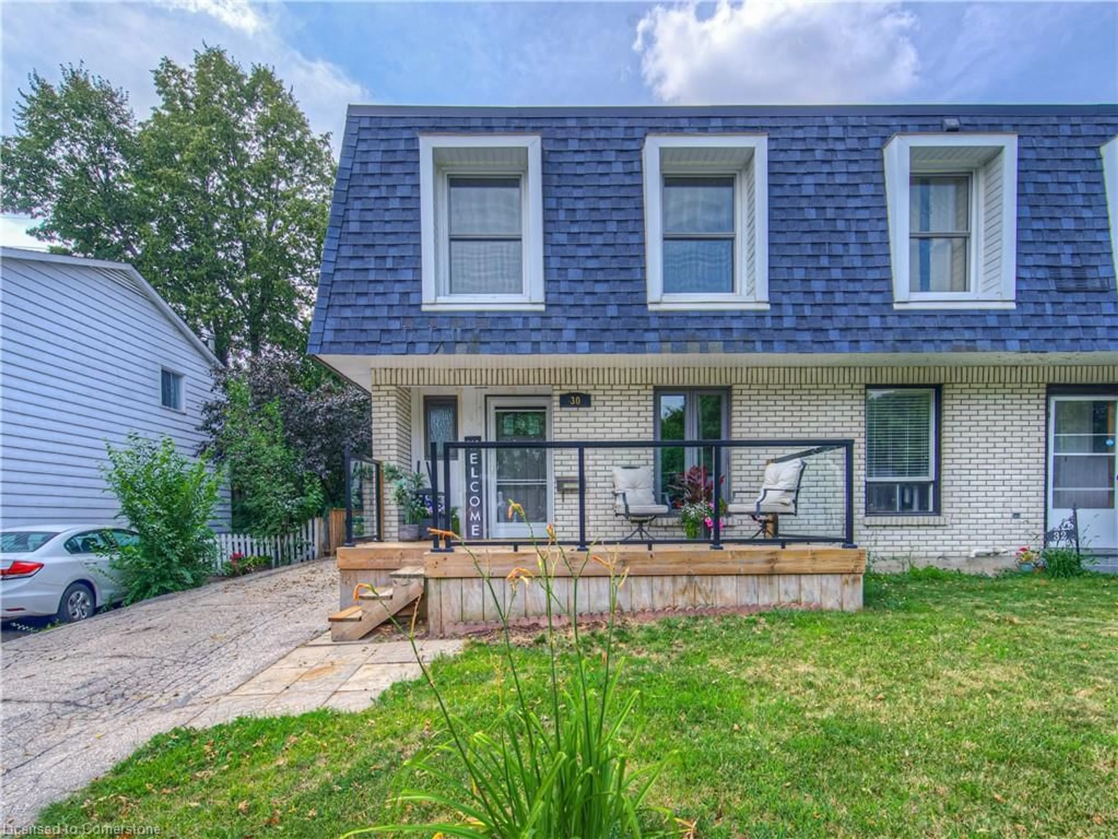 Home with brick exterior material, street for 30 Pepperwood Cres, Kitchener Ontario N2A 2R3