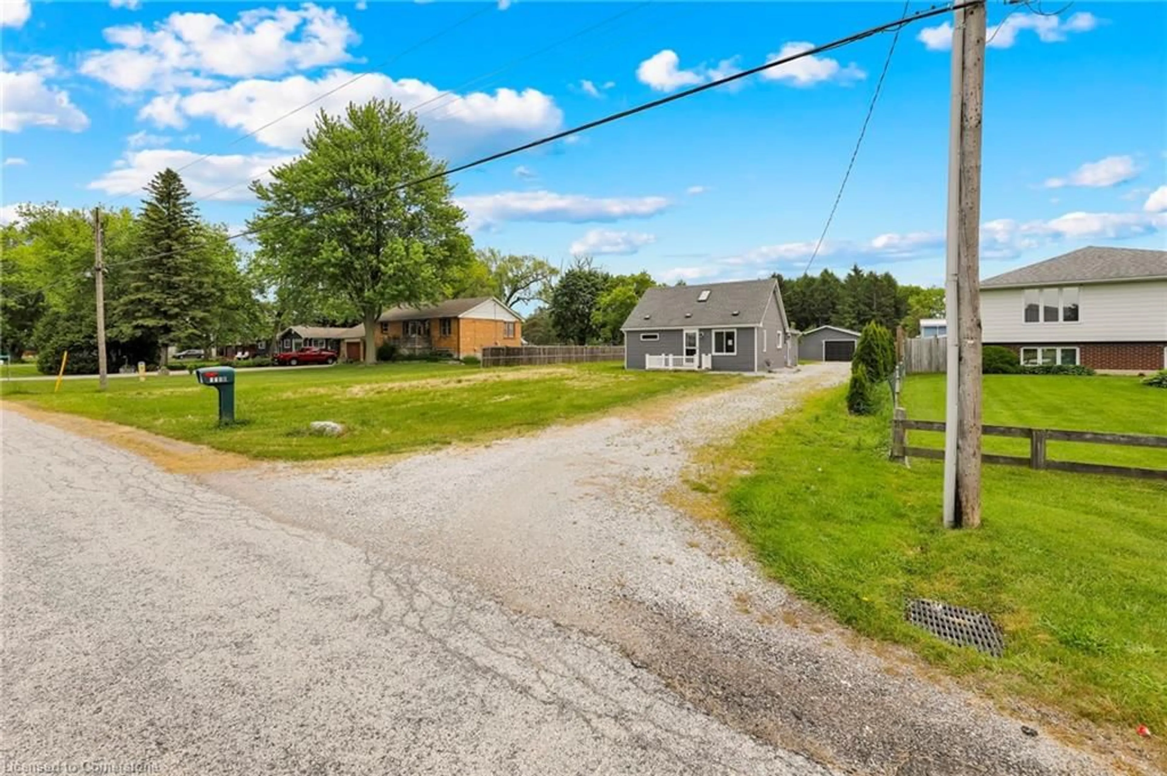A pic from outside/outdoor area/front of a property/back of a property/a pic from drone, street for 5840 Telfer Rd, Sarnia Ontario N7T 7H2