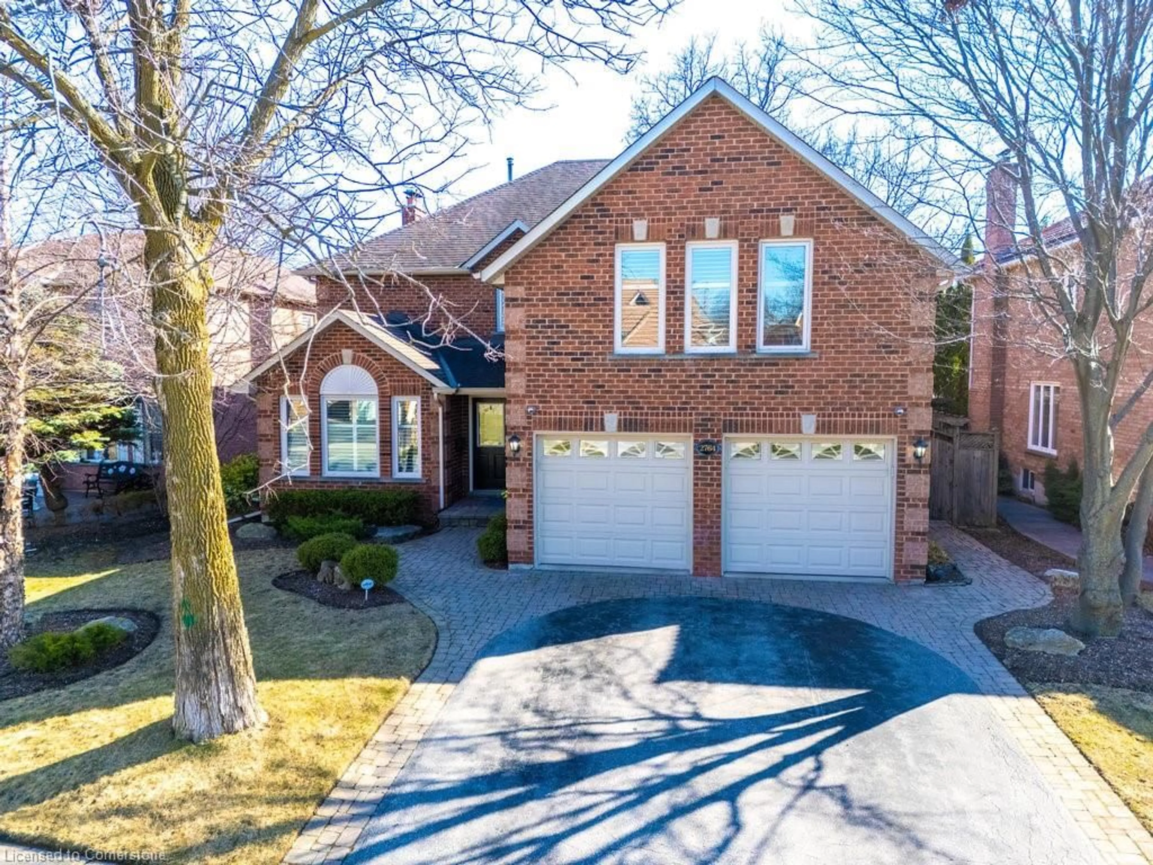 Home with brick exterior material, street for 2764 Rosewood Lane, Oakville Ontario L6J 7M3