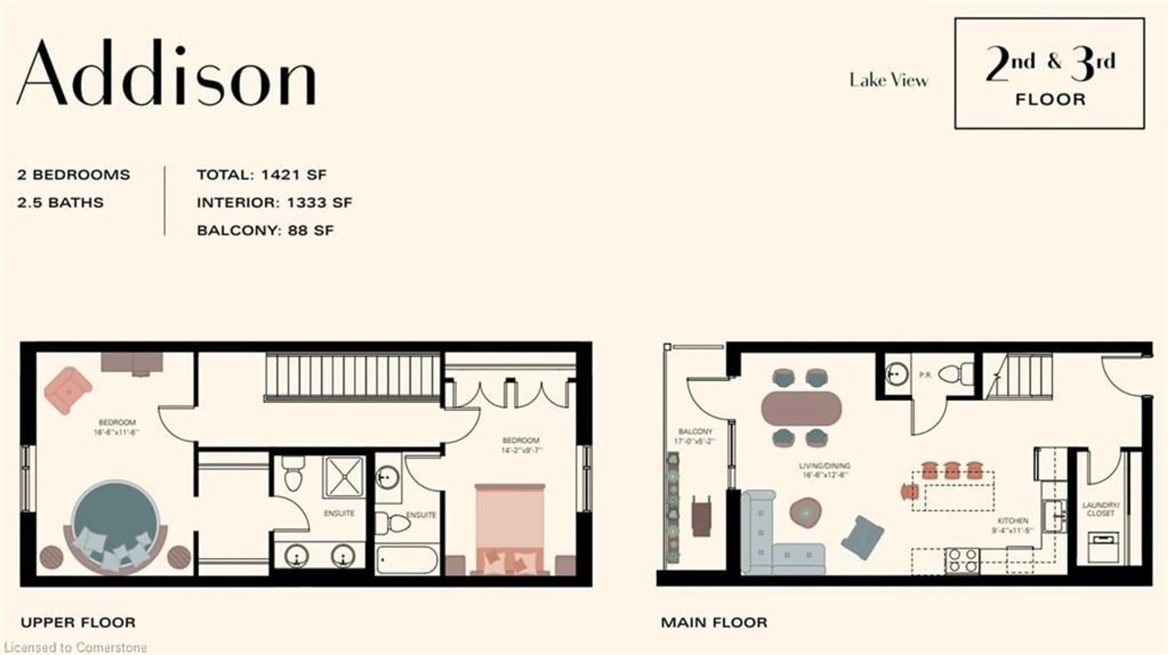 Floor plan for 51 David St #206, Kitchener Ontario N2G 0E8