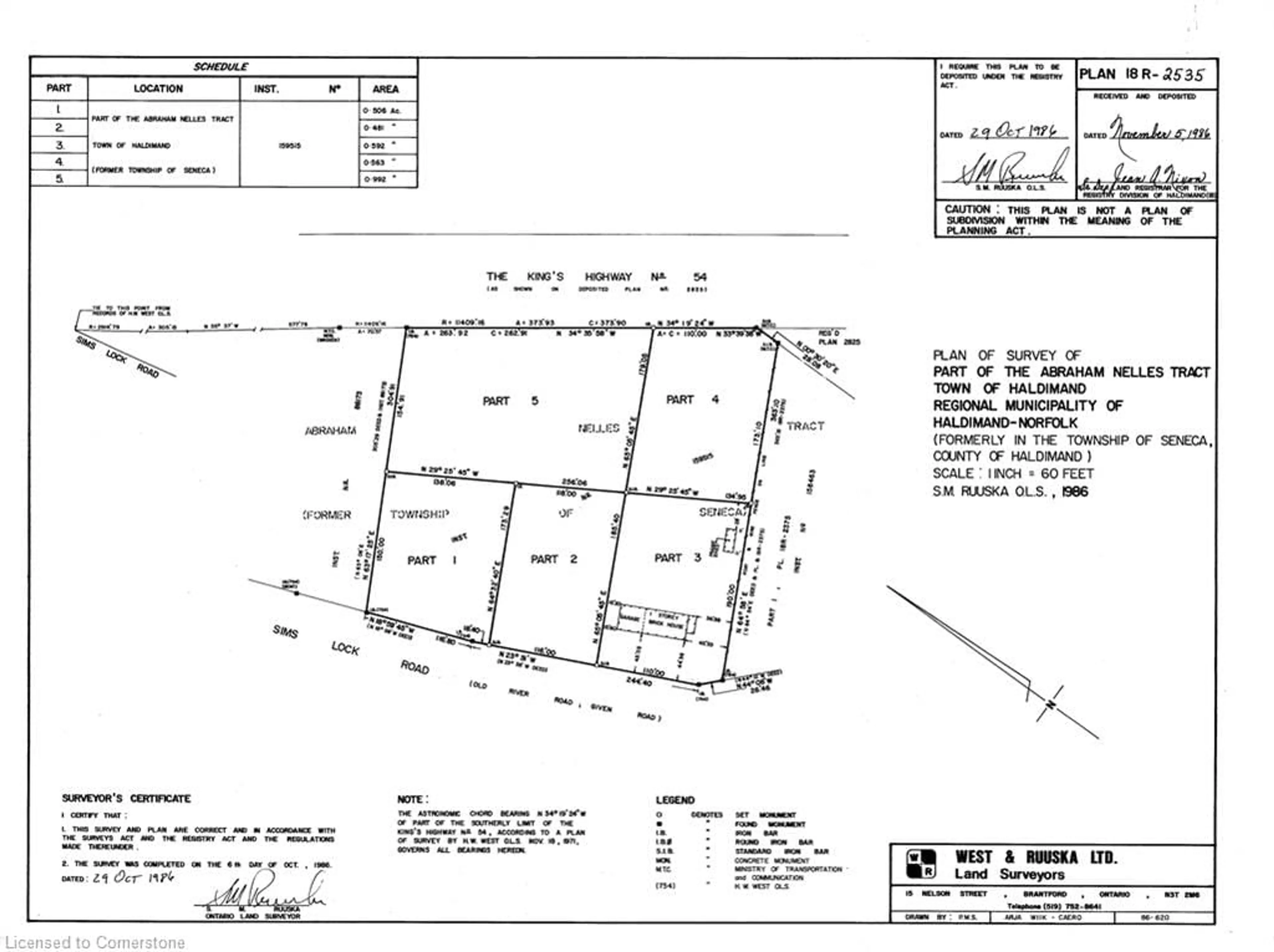 Floor plan for 1533 54 Hwy, Haldimand County Ontario N3W 1V7